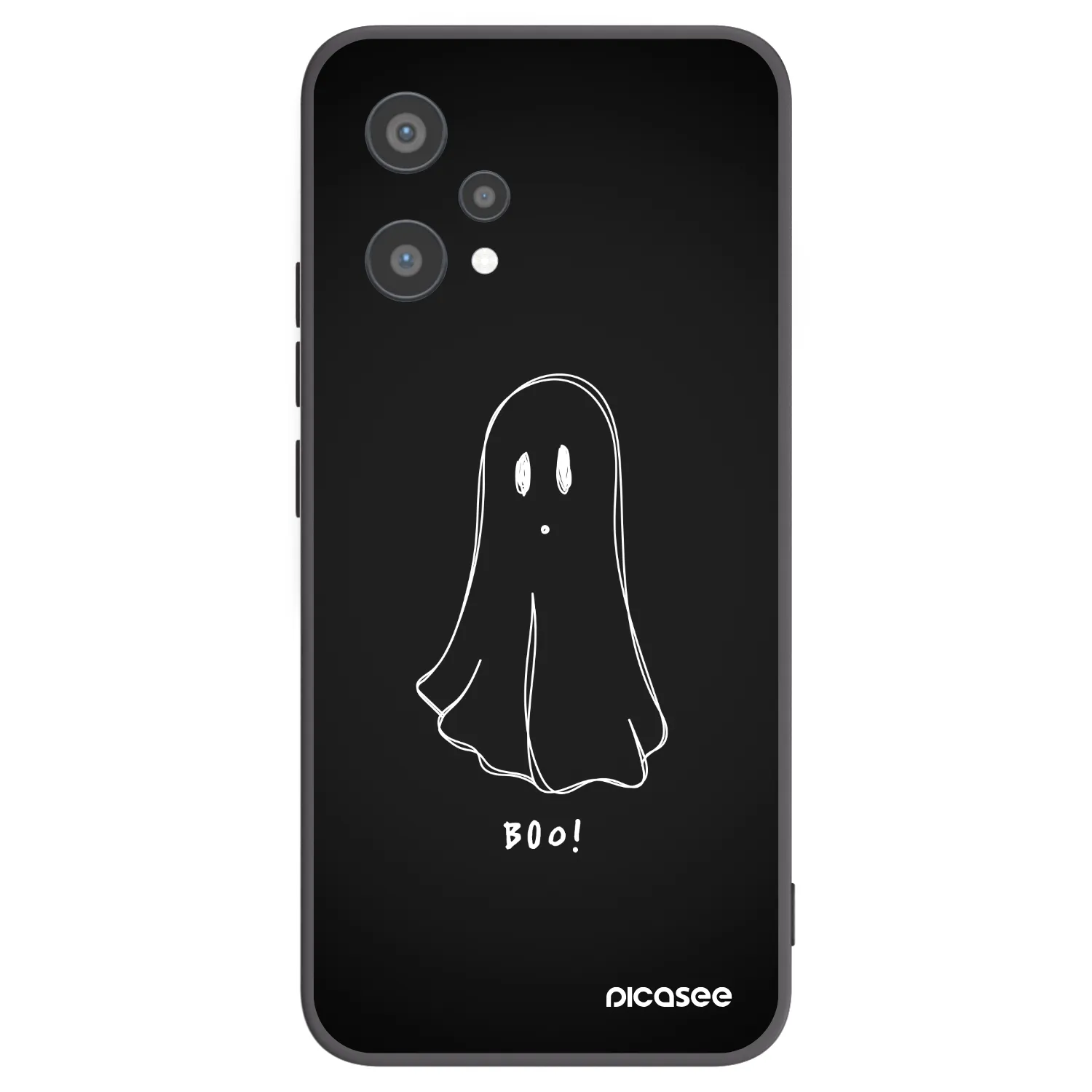 Picasee Realme 9 Pro 5G Hülle - Schwarzes Silikon - Ghost 2