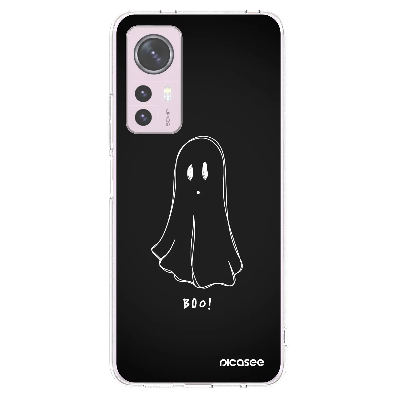 Picasee Xiaomi 12 Hülle - Transparentes Silikon - Ghost 2