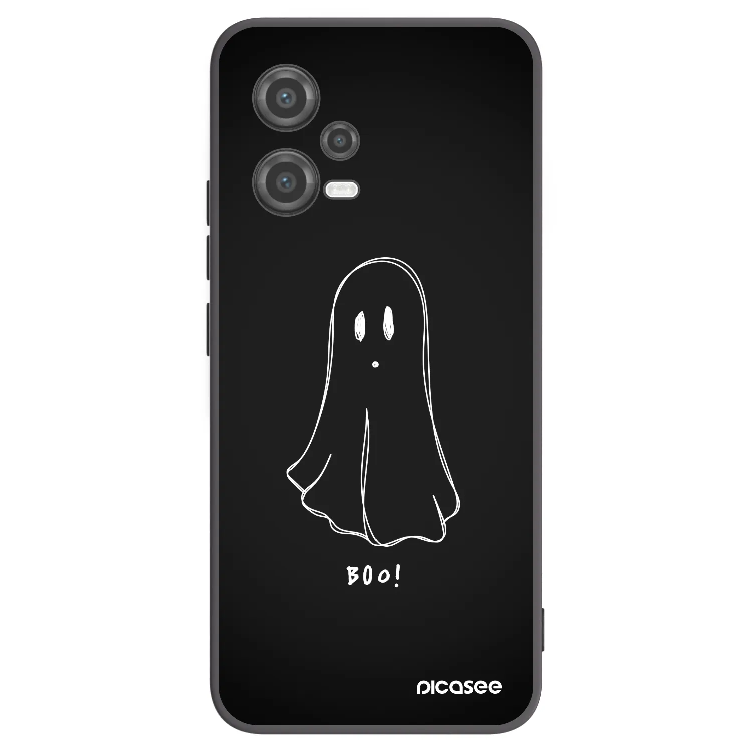 Picasee Xiaomi Poco X5 Hülle - Schwarzes Silikon - Ghost 2
