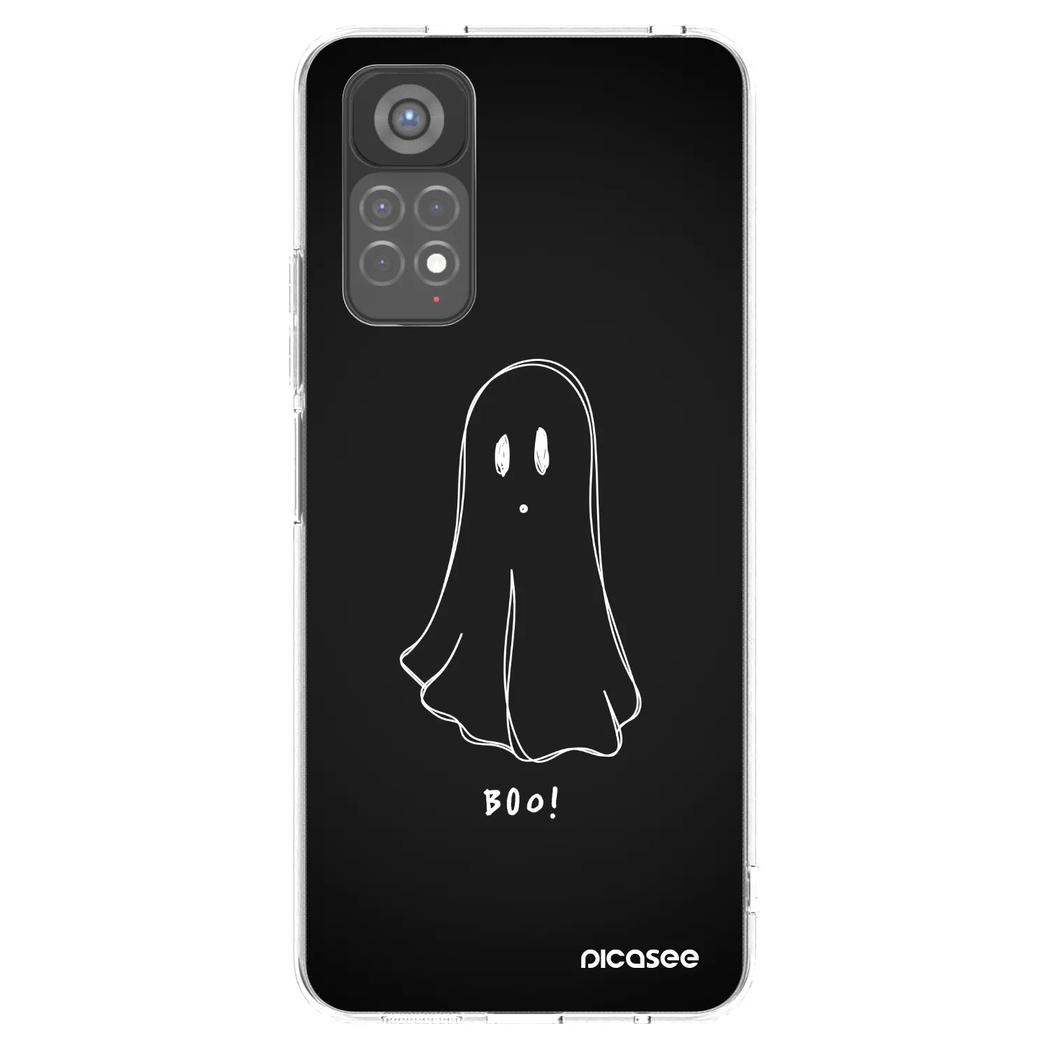 Picasee Xiaomi Redmi Note 11S 5G Hülle - Transparentes Silikon - Ghost 2