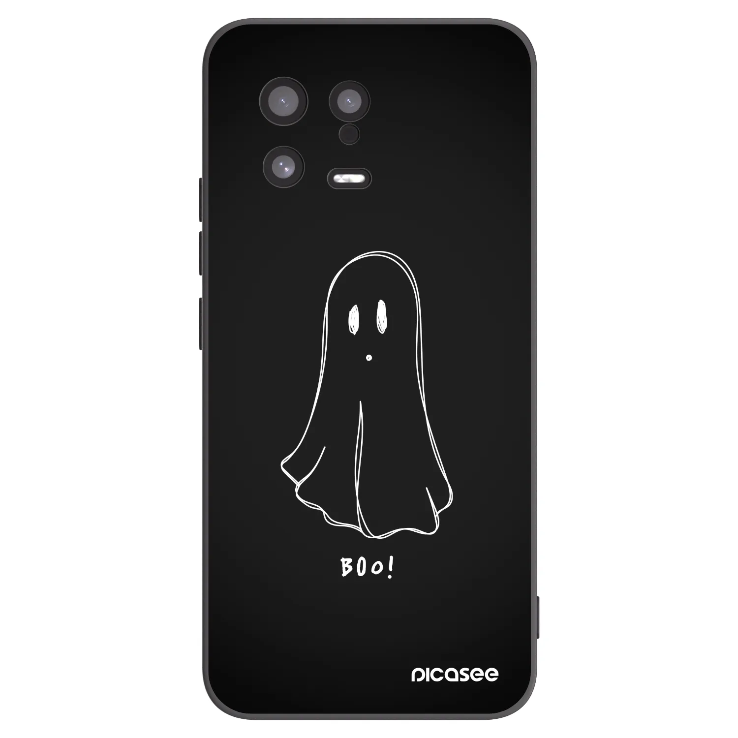 Picasee Xiaomi 13 Hülle - Schwarzes Silikon - Ghost 2