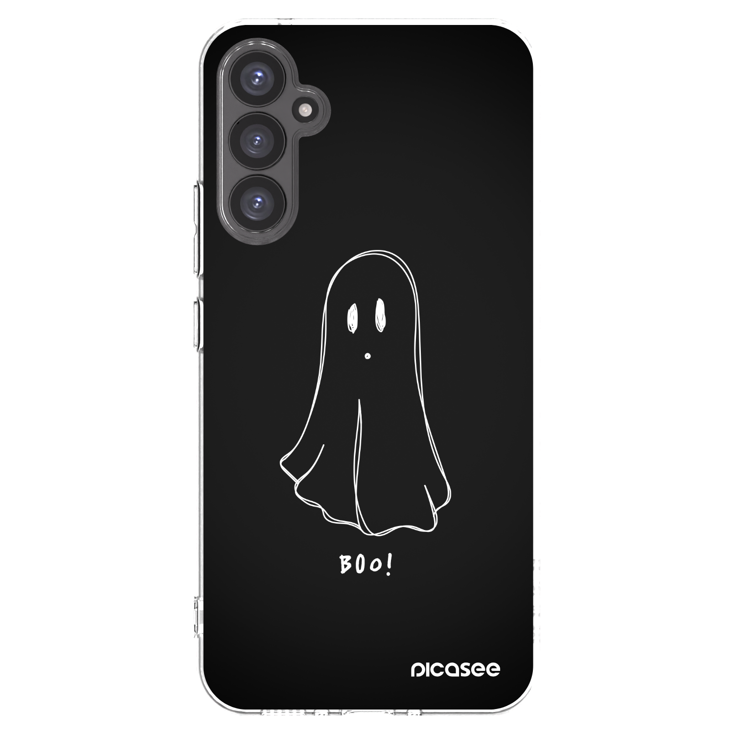 Picasee Samsung Galaxy A34 5G A346B Hülle - Transparentes Silikon - Ghost 2