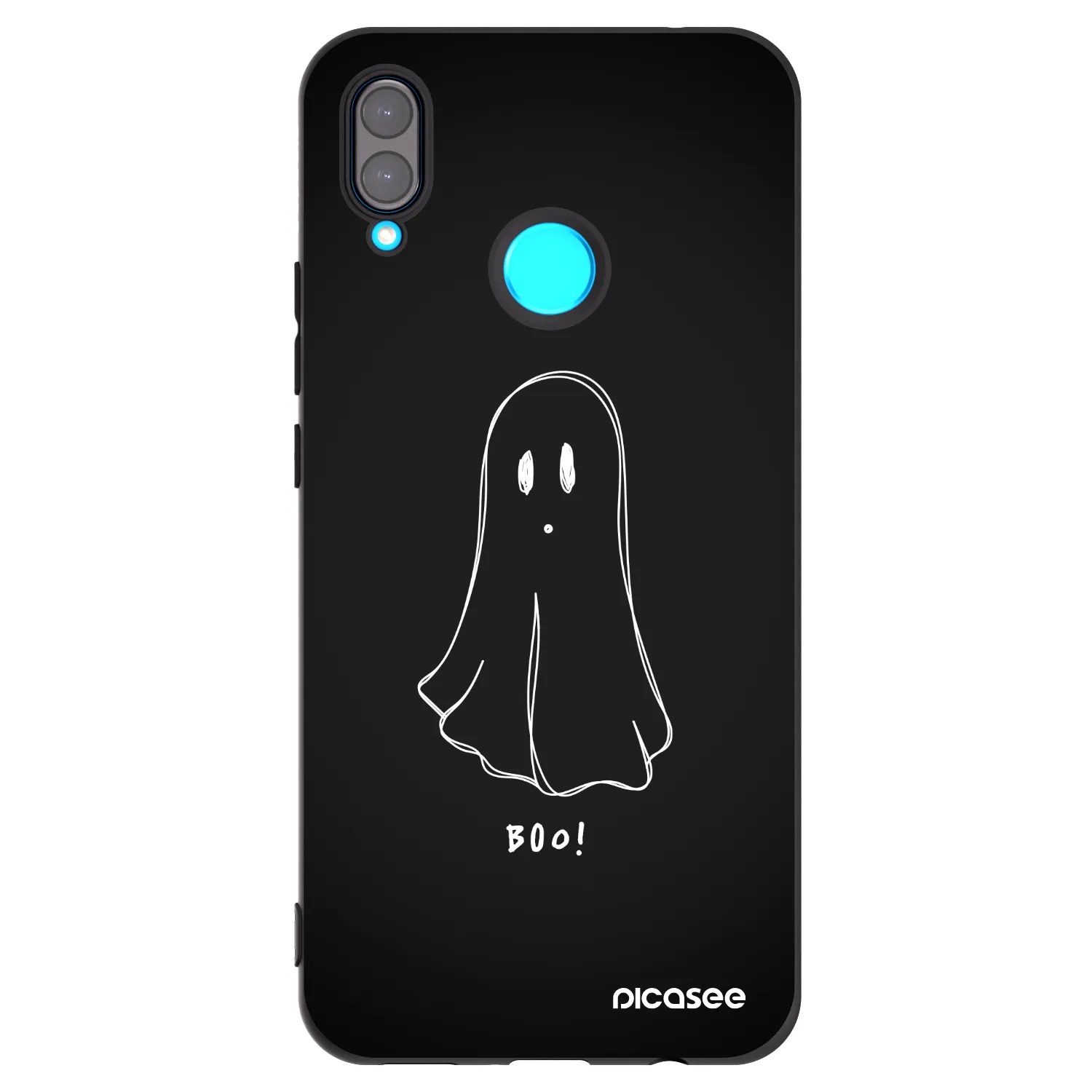 Picasee Huawei Nova 3 Hülle - Schwarzes Silikon - Ghost 2
