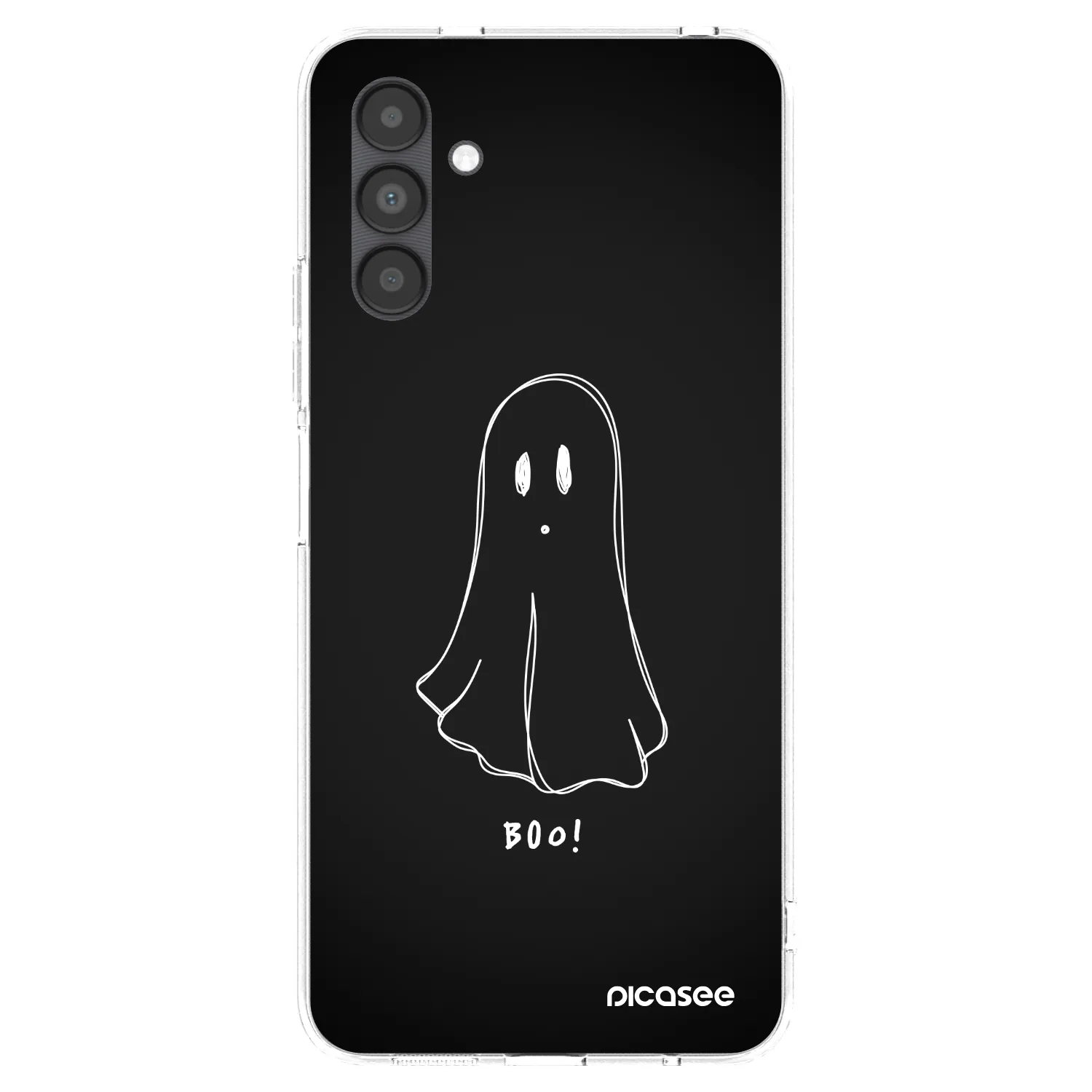 Picasee Samsung Galaxy A04s A047F Hülle - Transparentes Silikon - Ghost 2