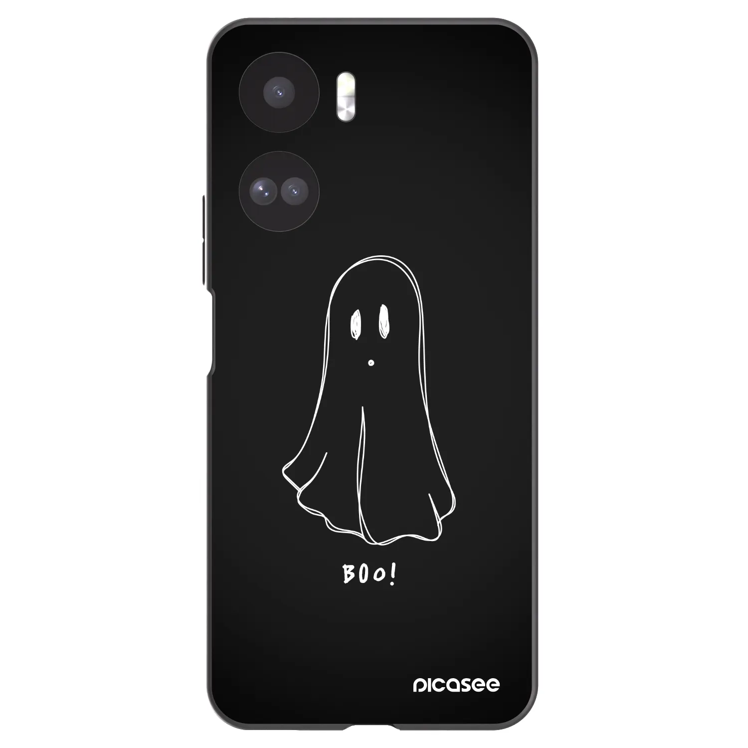 Picasee Honor 90 Lite 5G Hülle - Schwarzes Silikon - Ghost 2