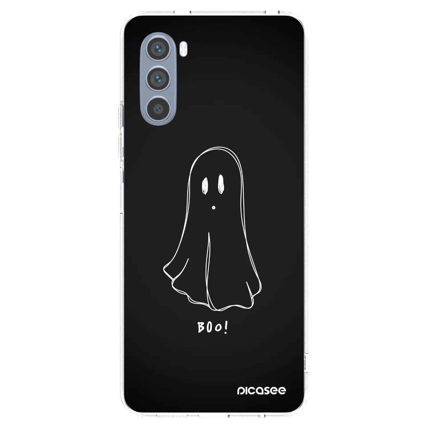 Picasee Motorola Moto G62 Hülle - Transparentes Silikon - Ghost 2