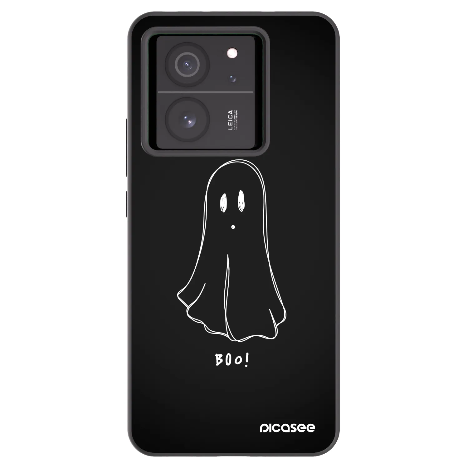 Picasee Xiaomi 13T Hülle - Schwarzes Silikon - Ghost 2