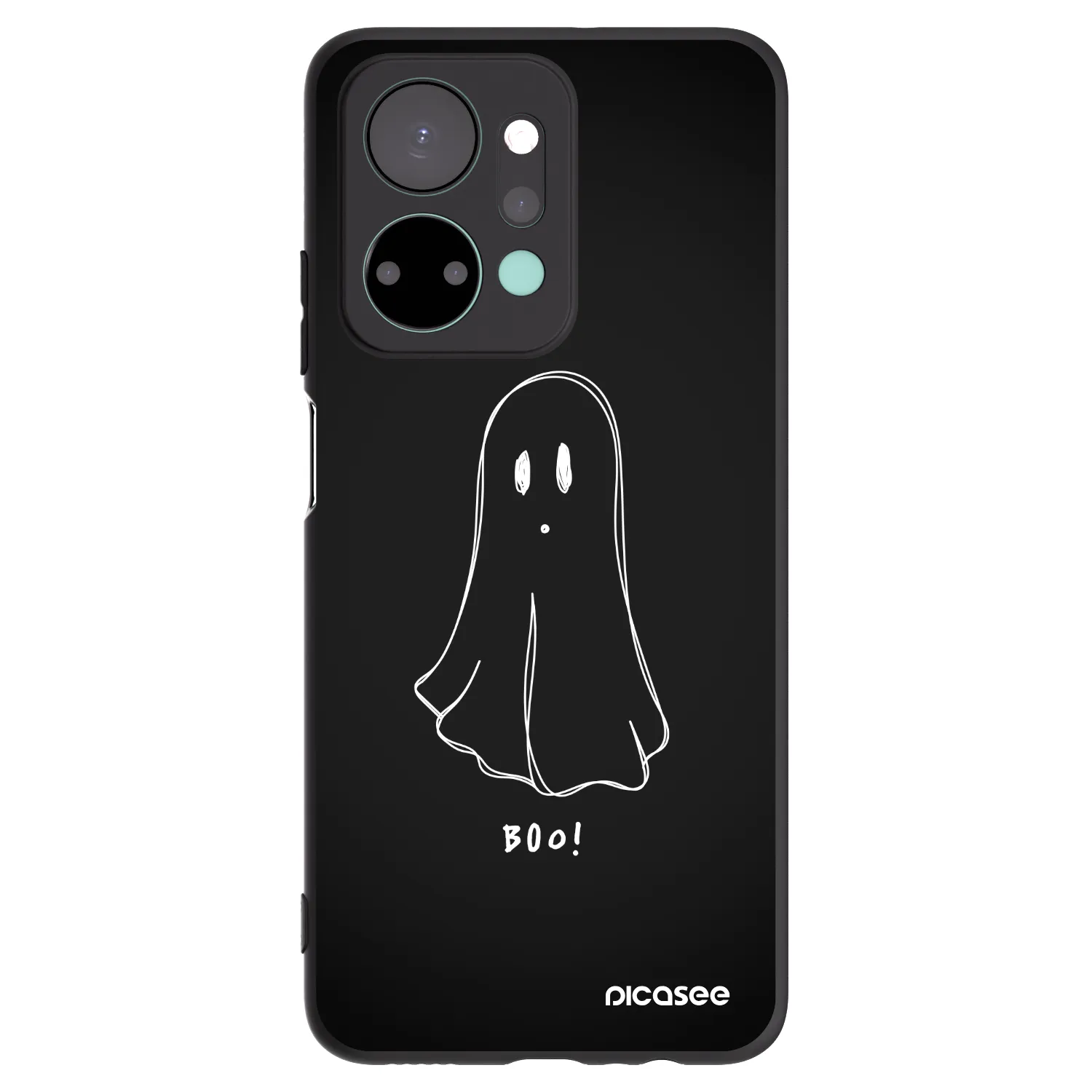 Picasee Honor X7a Hülle - Schwarzes Silikon - Ghost 2