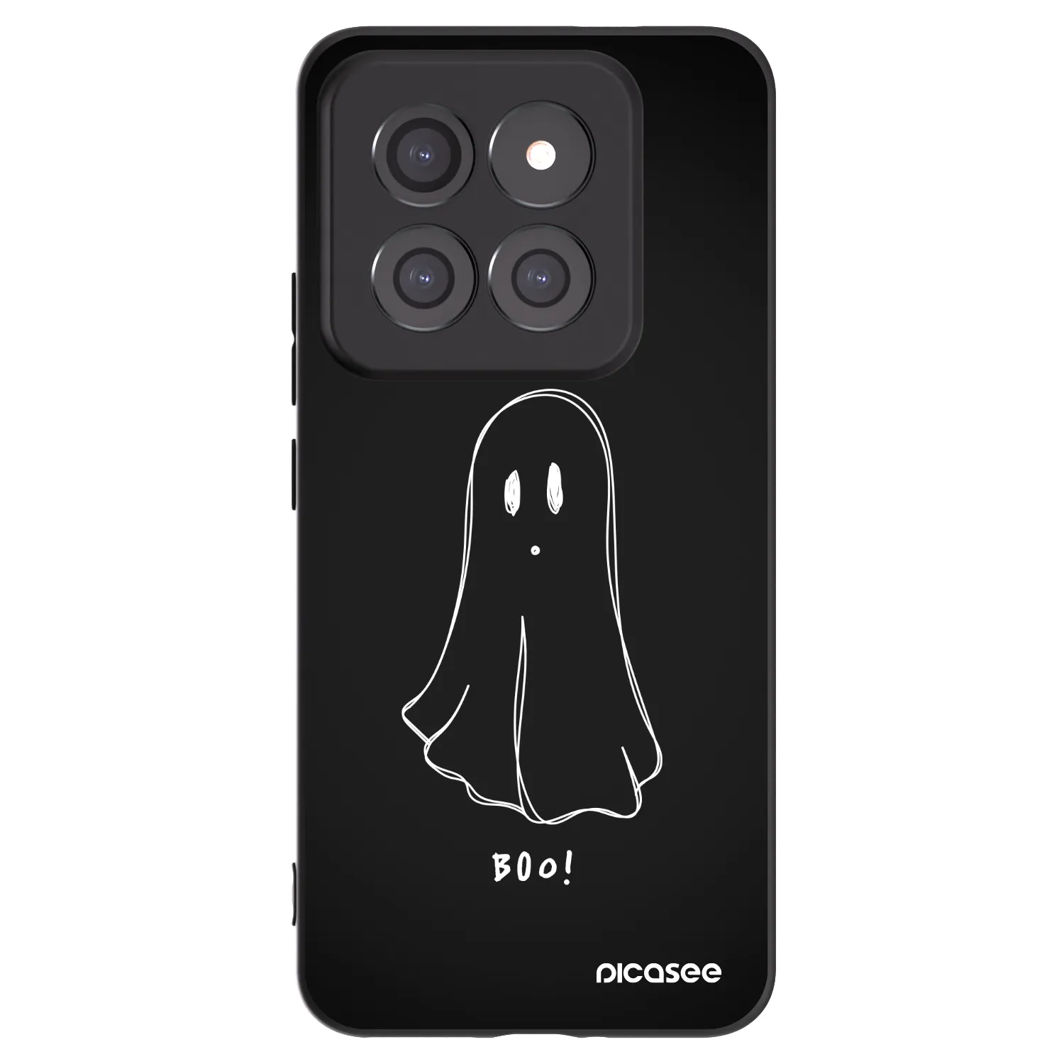 Picasee Xiaomi 14 Pro Hülle - Schwarzes Silikon - Ghost 2