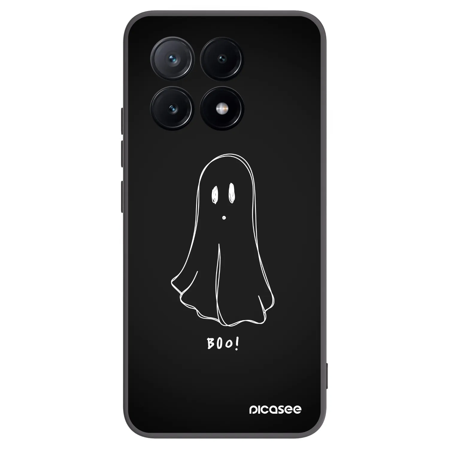 Picasee Xiaomi Poco X6 Pro Hülle - Schwarzes Silikon - Ghost 2