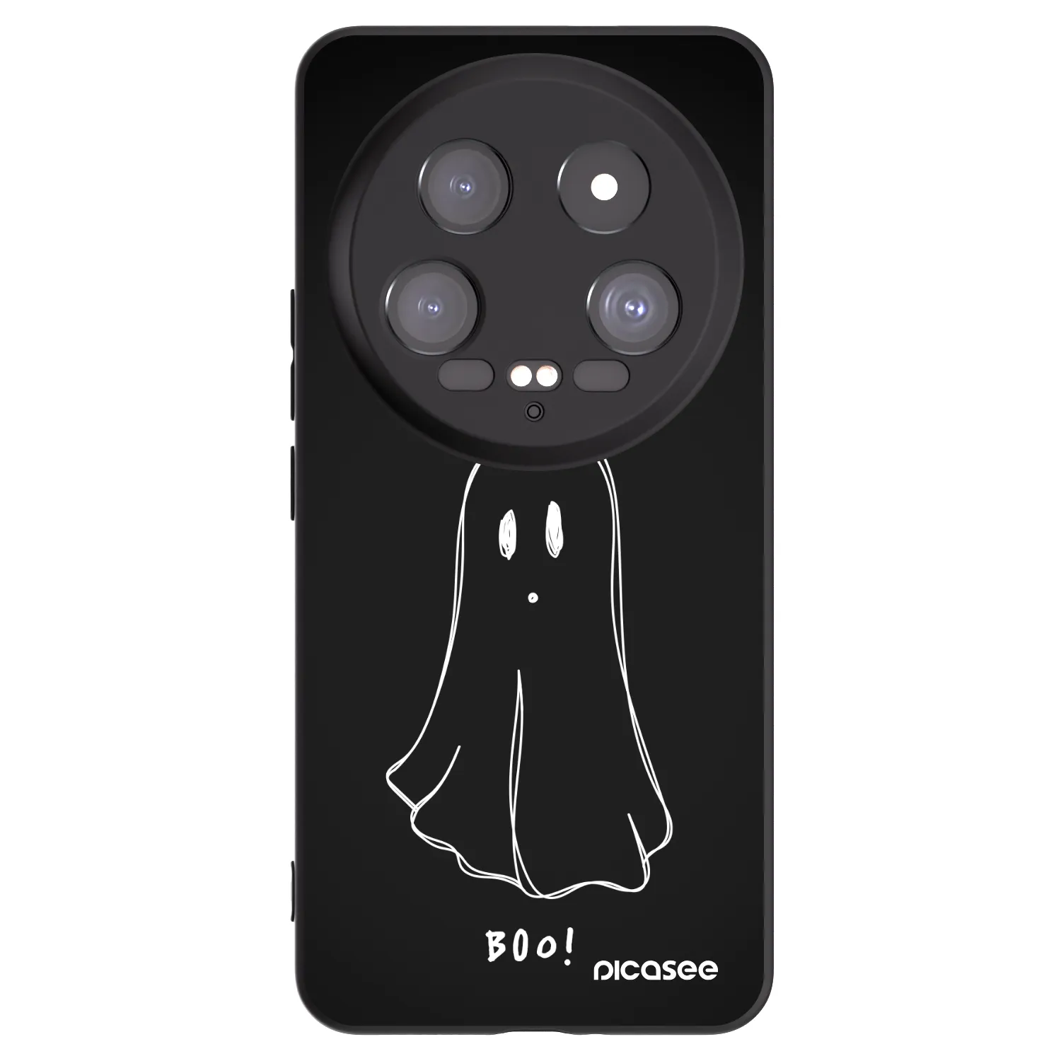 Picasee Xiaomi 14 Ultra Hülle - Schwarzes Silikon - Ghost 2