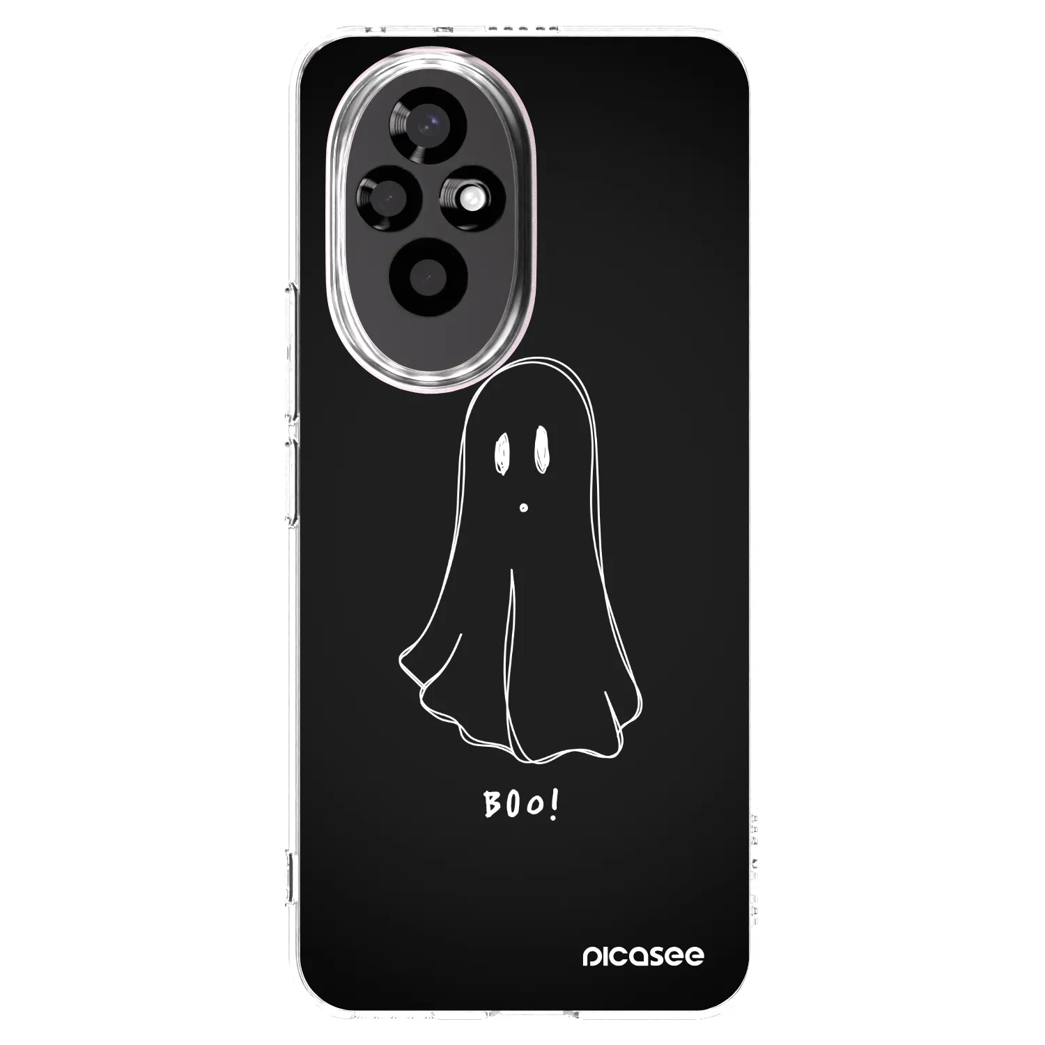 Picasee Honor 200 Pro 5G Hülle - Transparentes Silikon - Ghost 2
