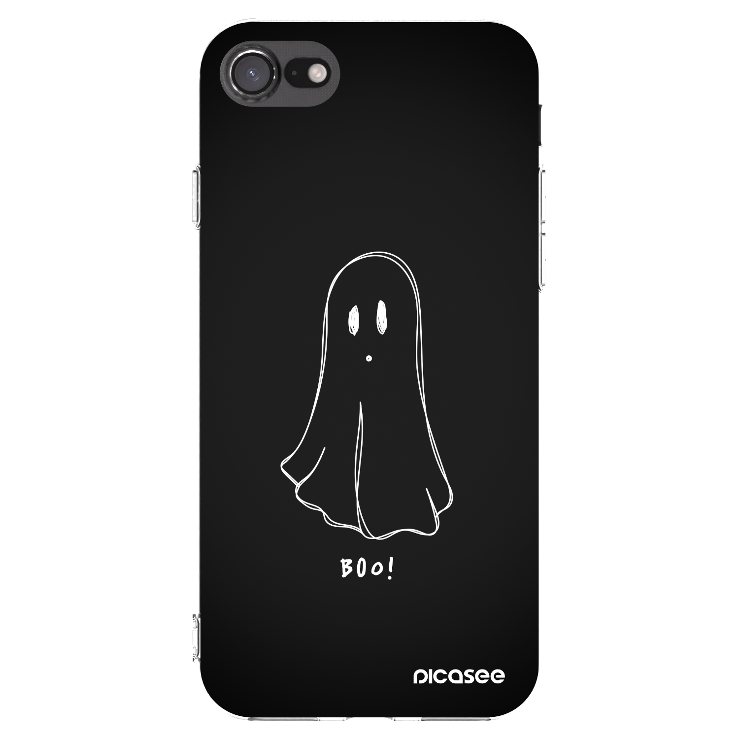 Picasee Apple iPhone 7 Hülle - Transparentes Silikon - Ghost 2