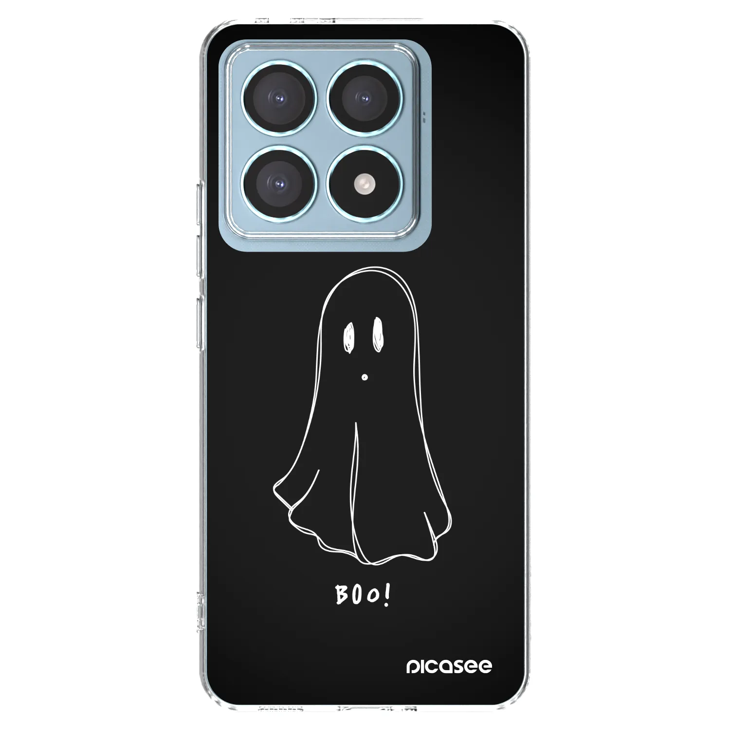 Picasee Xiaomi 14T Pro Hülle - Transparentes Silikon - Ghost 2