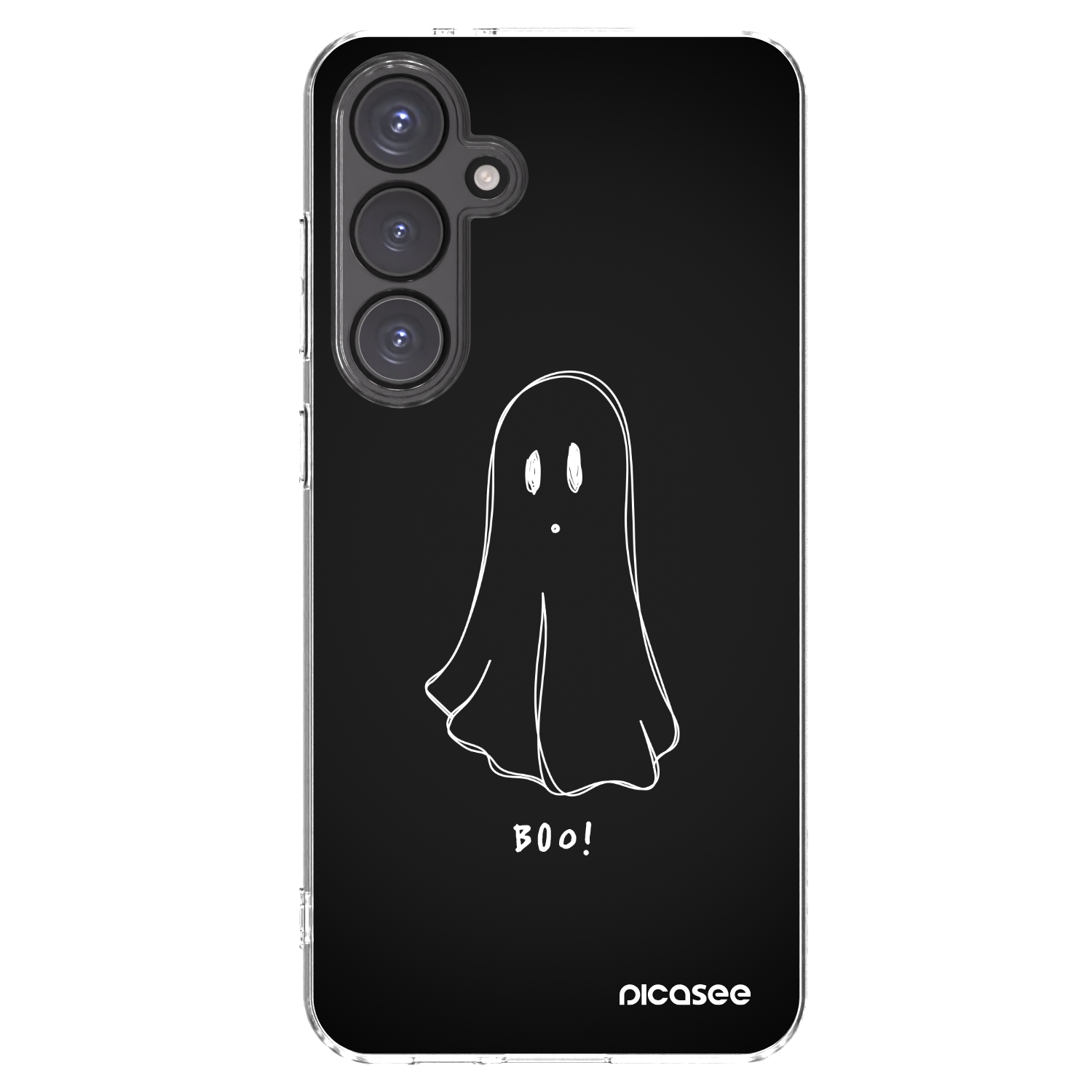 Picasee Samsung Galaxy S24 FE S721B Hülle - Transparentes Silikon - Ghost 2