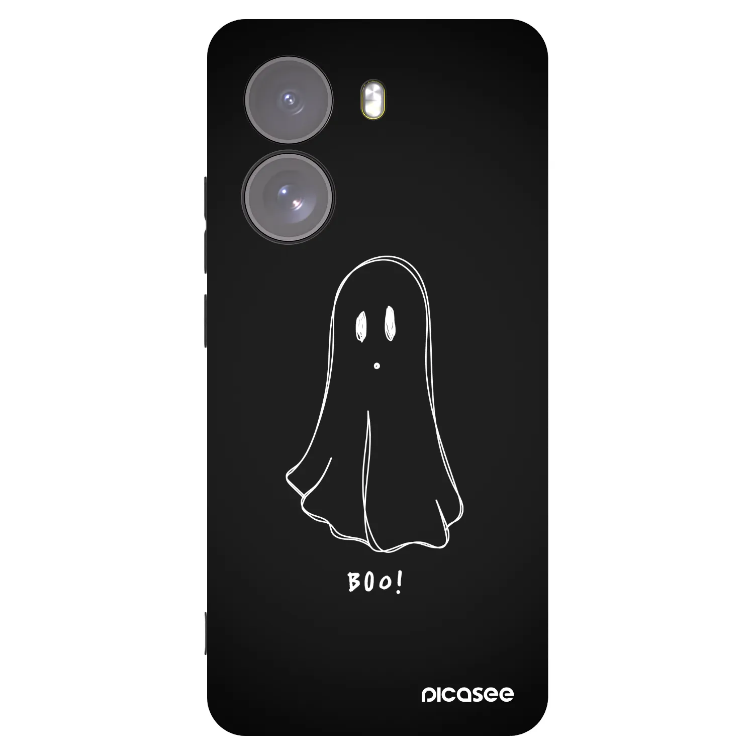 Picasee Xiaomi Poco X7 Hülle - Schwarzes Silikon - Ghost 2