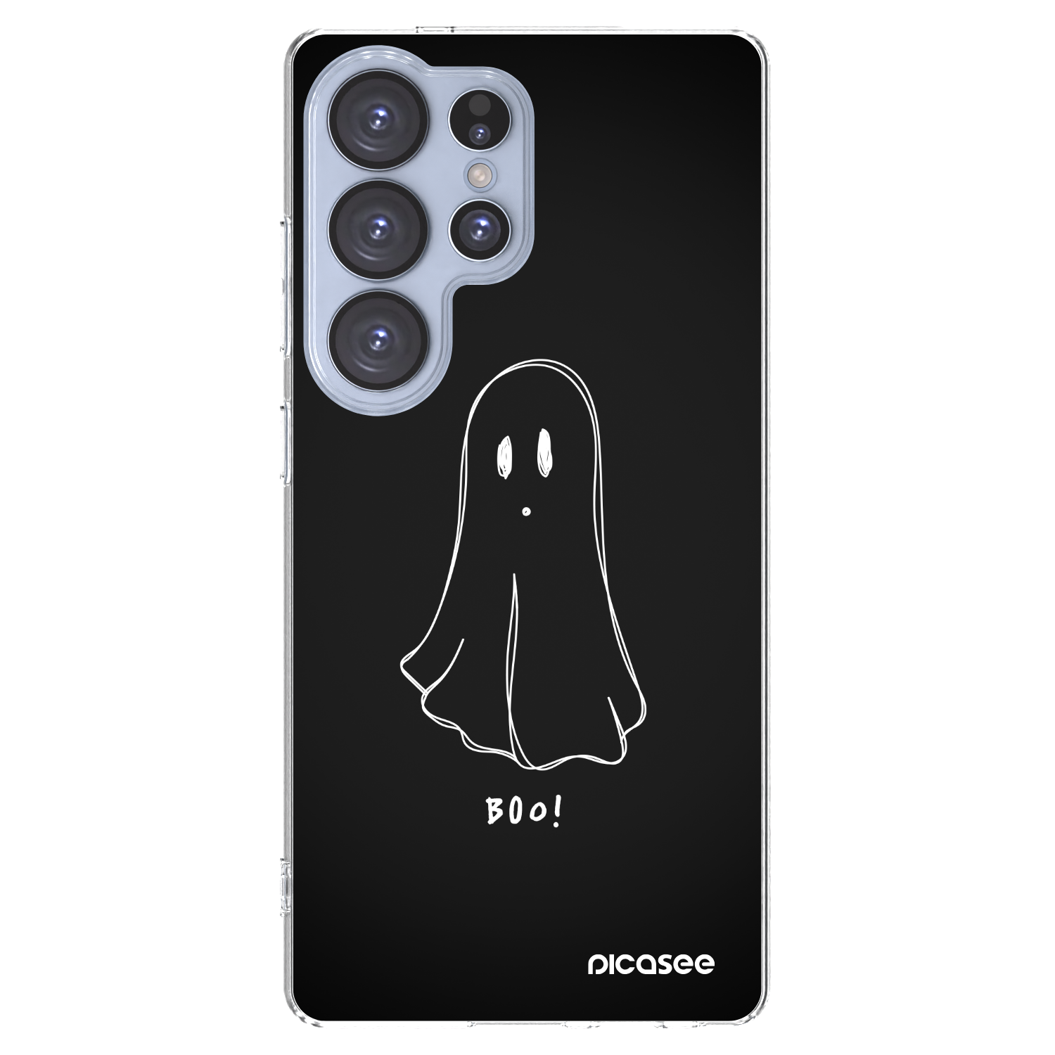 Picasee Samsung Galaxy S25 Ultra 5G Hülle - Transparentes Silikon - Ghost 2