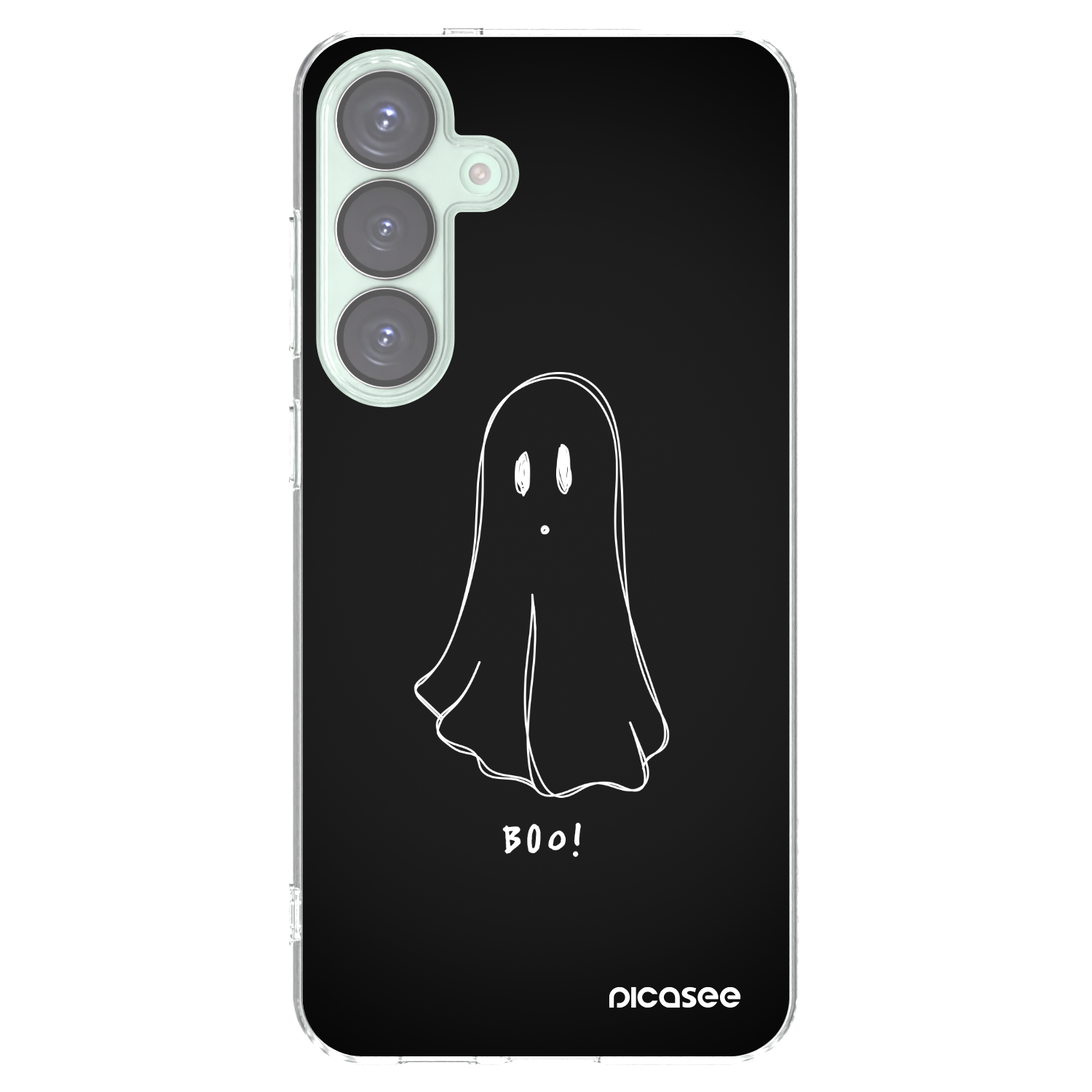 Picasee Samsung Galaxy S25+ 5G Hülle - Transparentes Silikon - Ghost 2