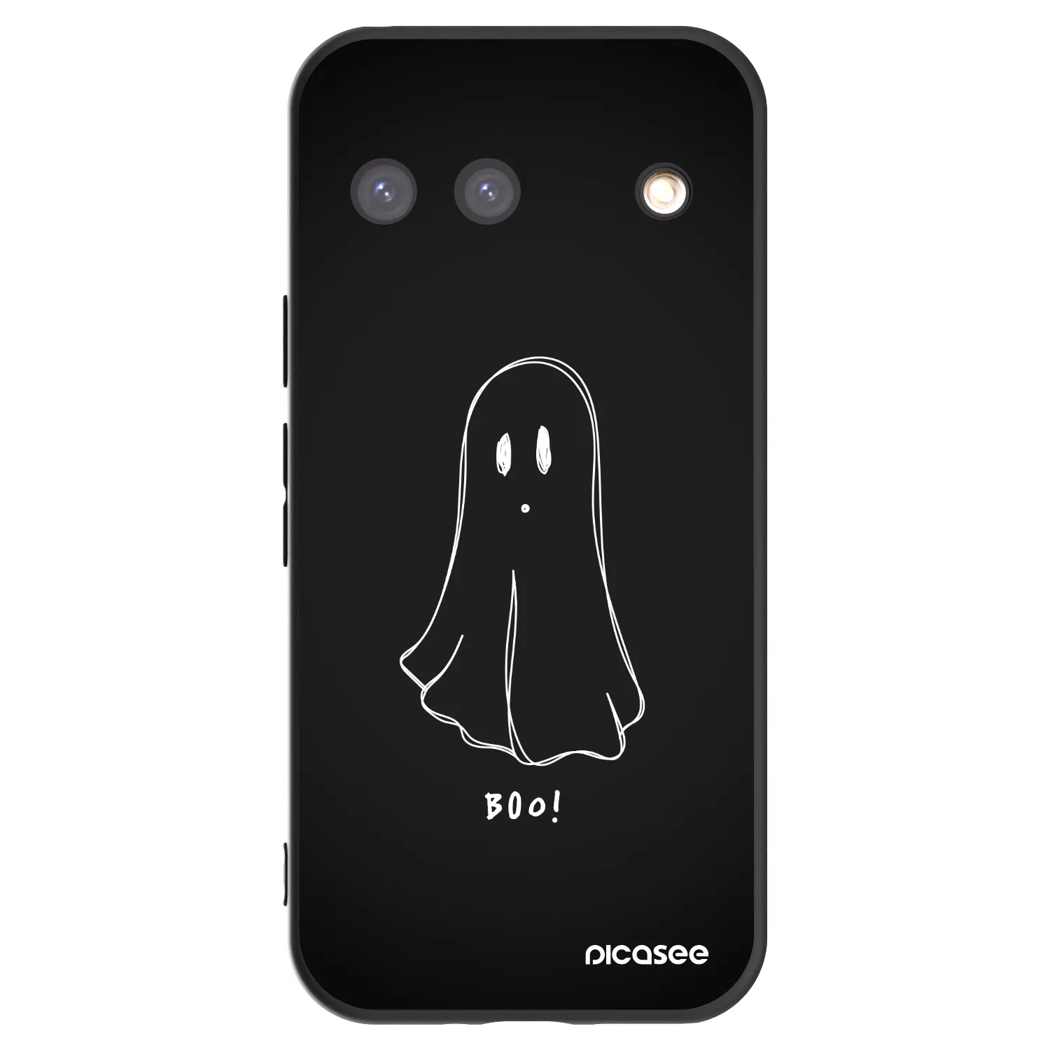 Picasee Google Pixel 9 Hülle - Schwarzes Silikon - Ghost 2