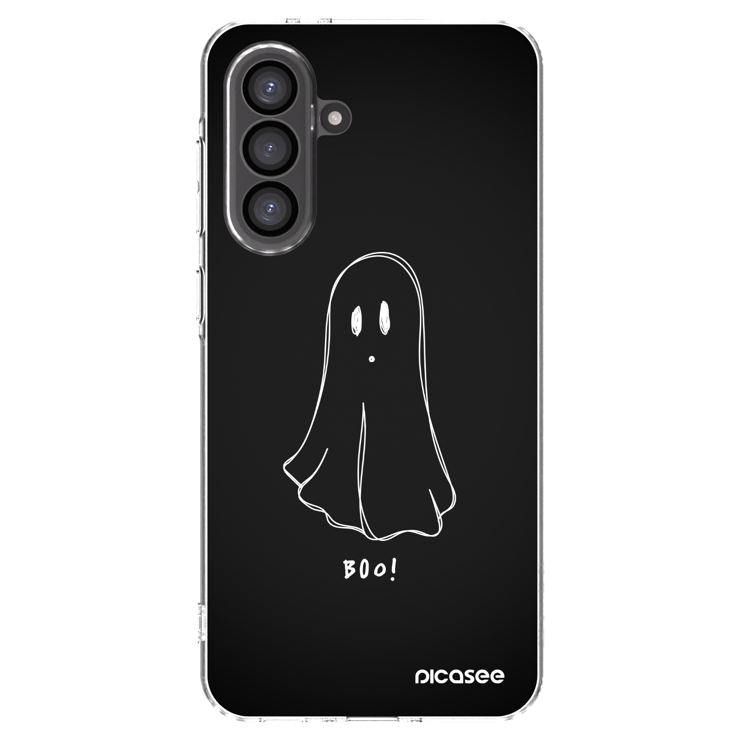 Picasee Samsung Galaxy A36 5G Hülle - Transparentes Silikon - Ghost 2