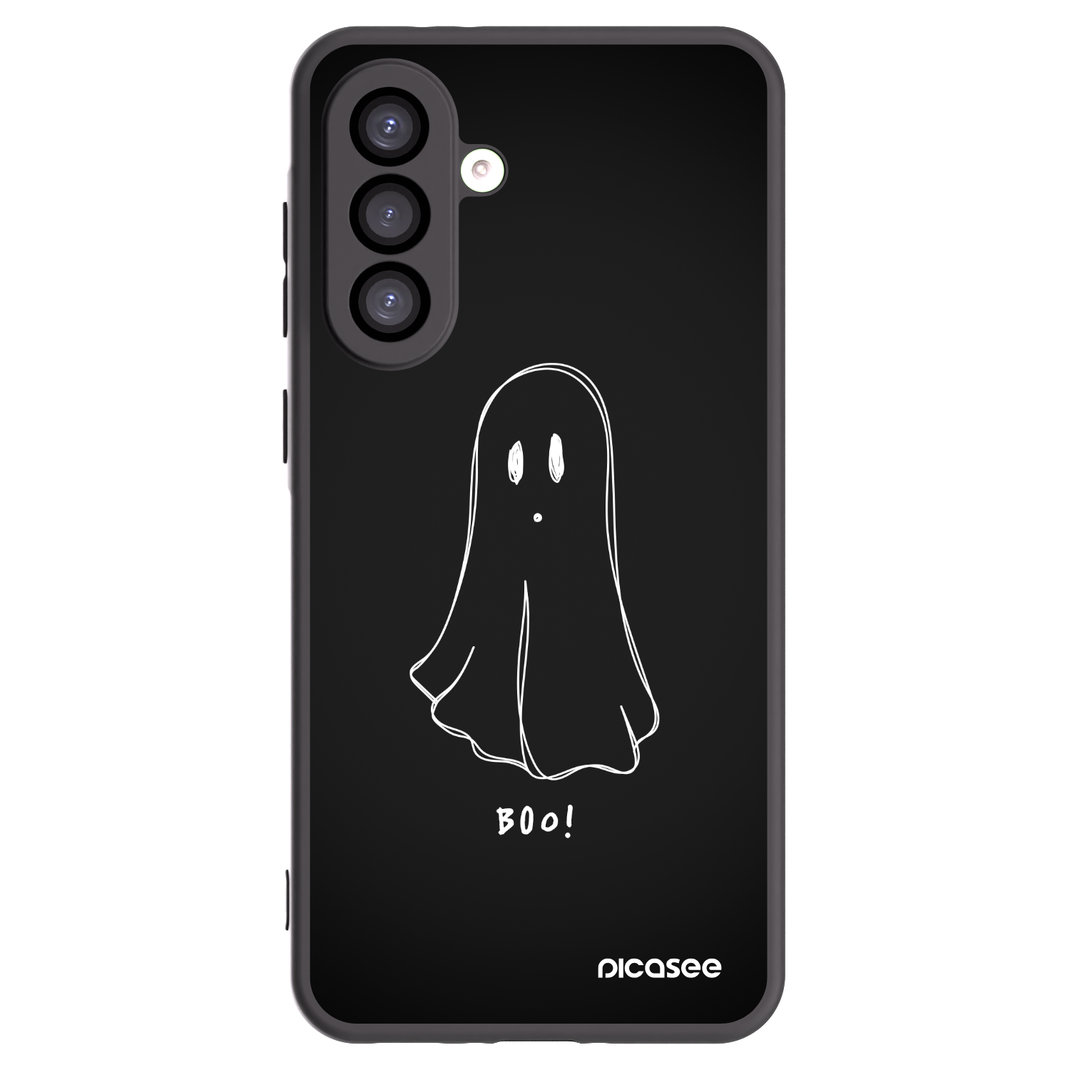 Picasee Samsung Galaxy A26 5G A266B Hülle - Schwarzes Silikon - Ghost 2