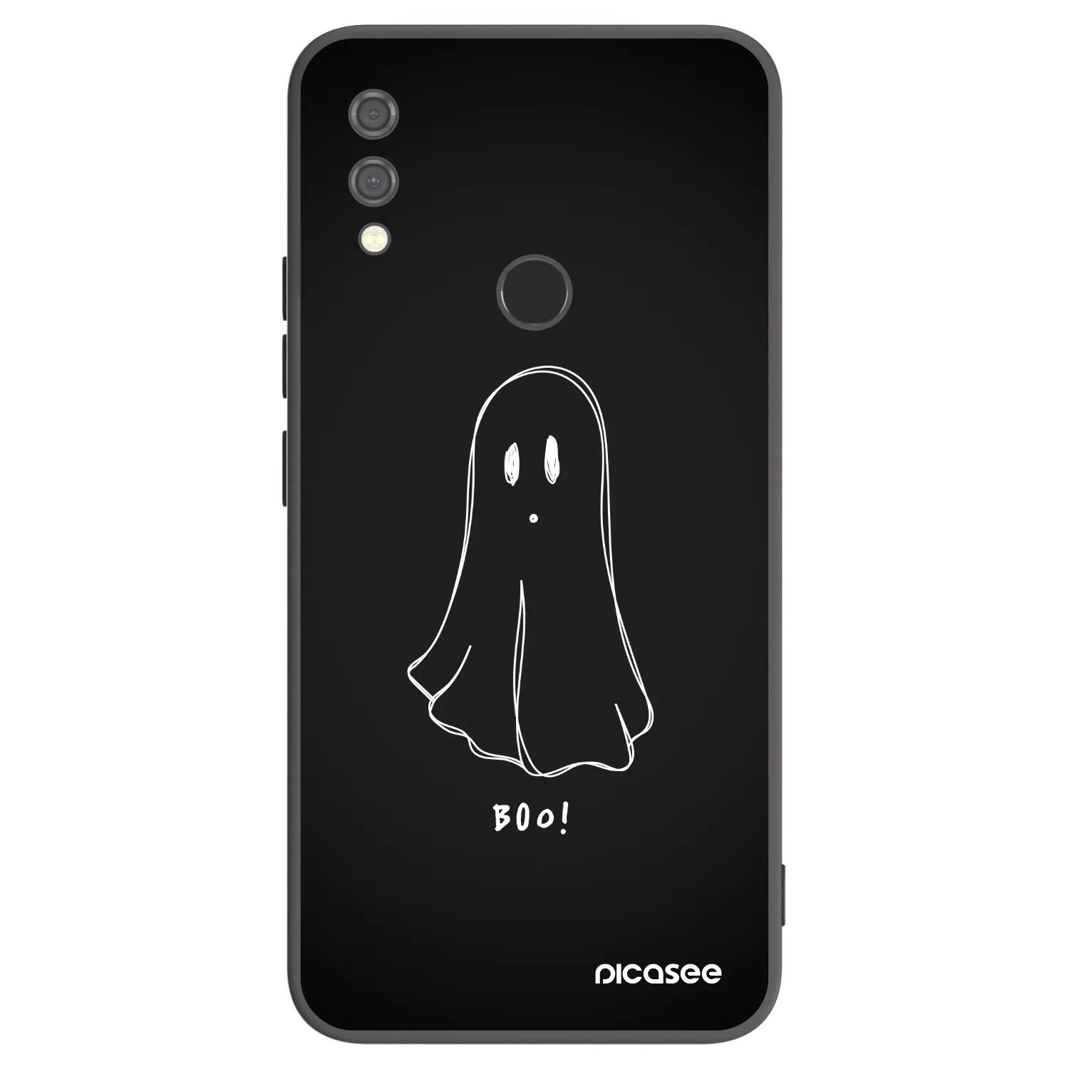 Picasee Xiaomi Redmi Note 7 Hülle - Schwarzes Silikon - Ghost 2