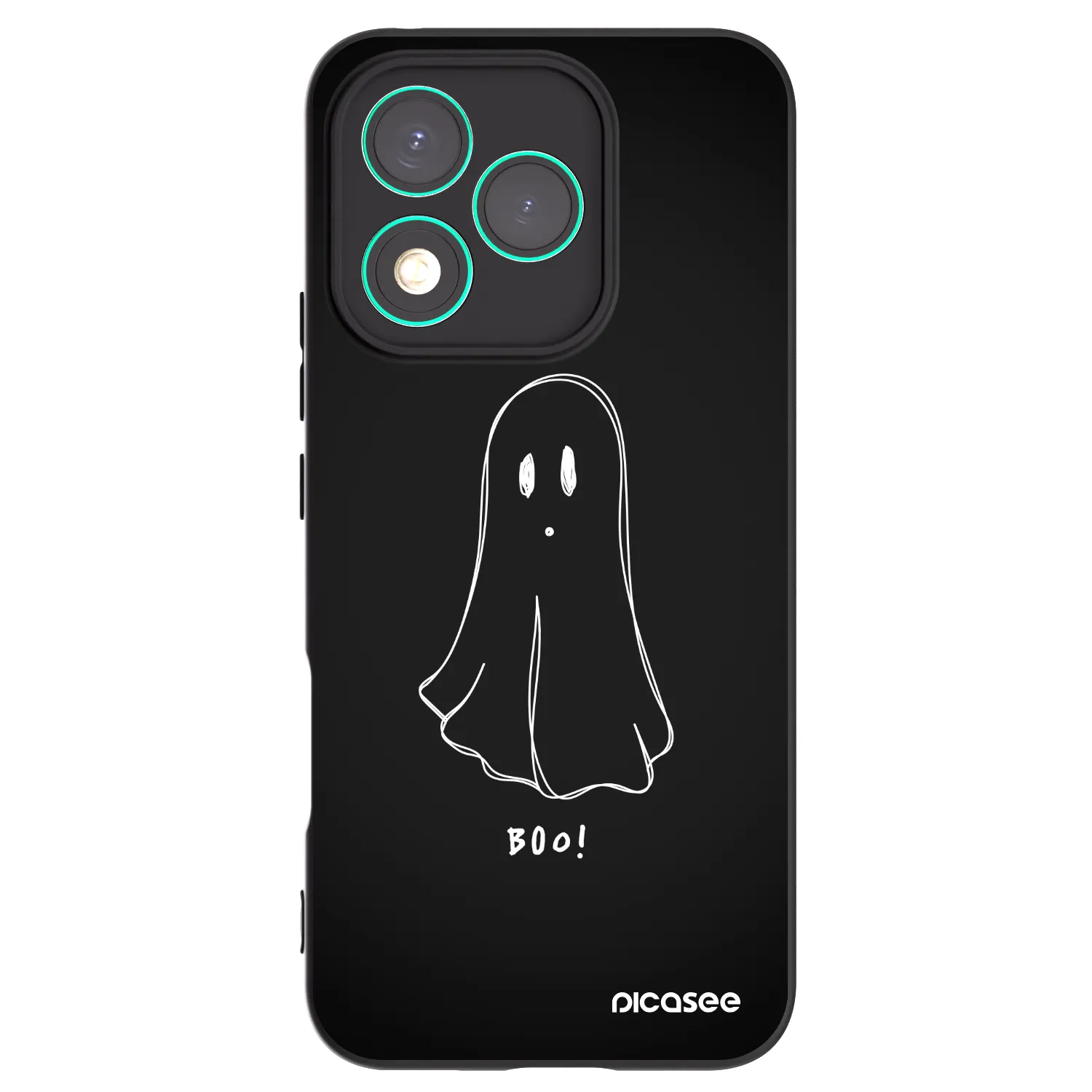Picasee Honor 400 Lite 5G Hülle - Schwarzes Silikon - Ghost 2