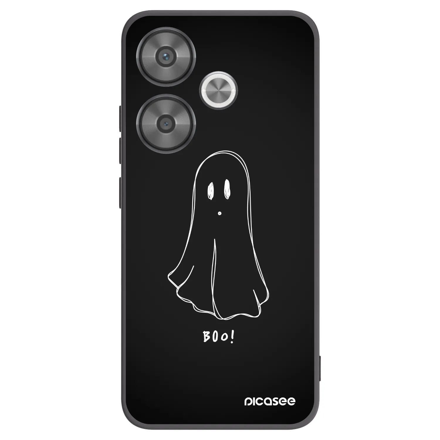 Picasee Xiaomi Poco F6 Hülle - Schwarzes Silikon - Ghost 2