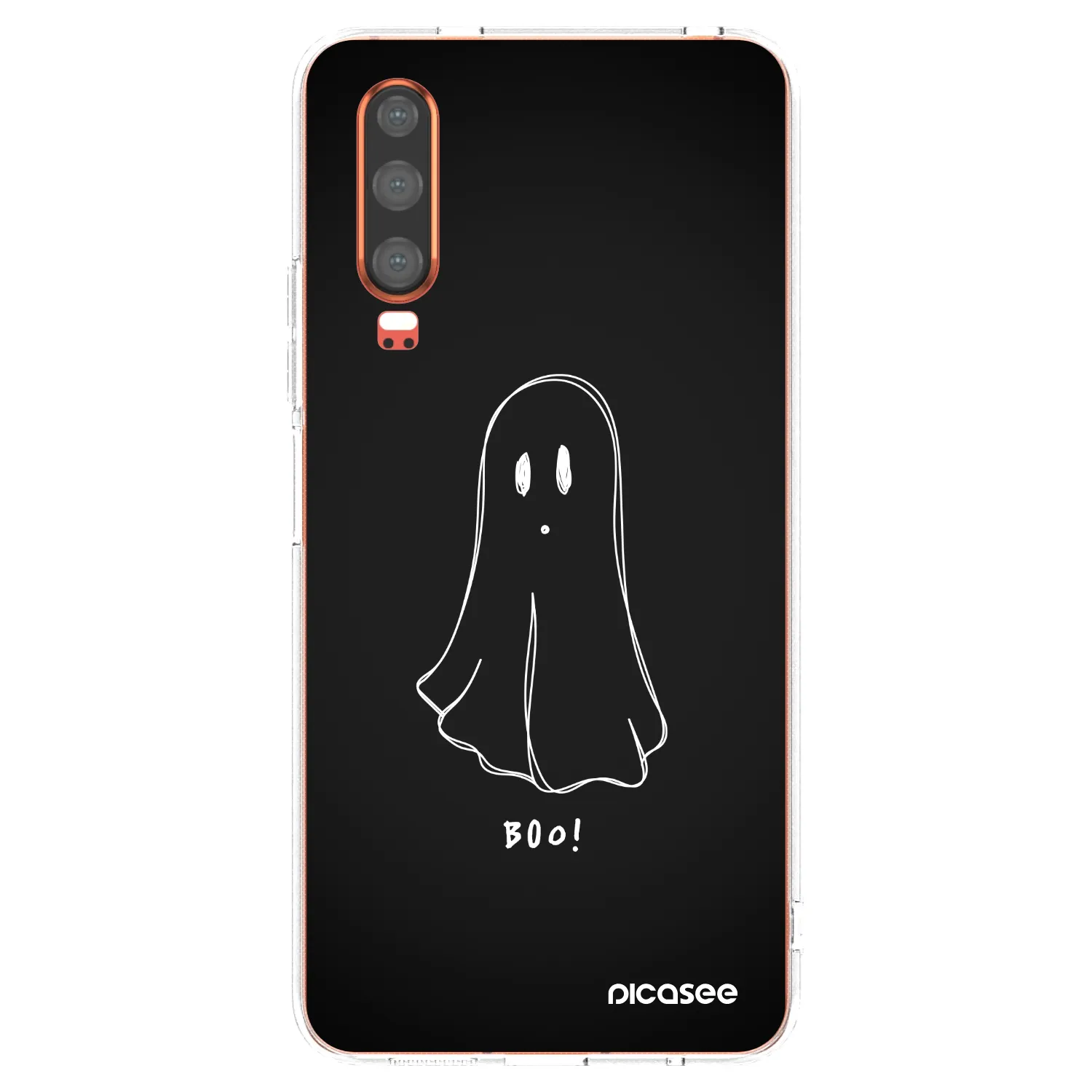 Picasee Huawei P30 Hülle - Transparentes Silikon - Ghost 2