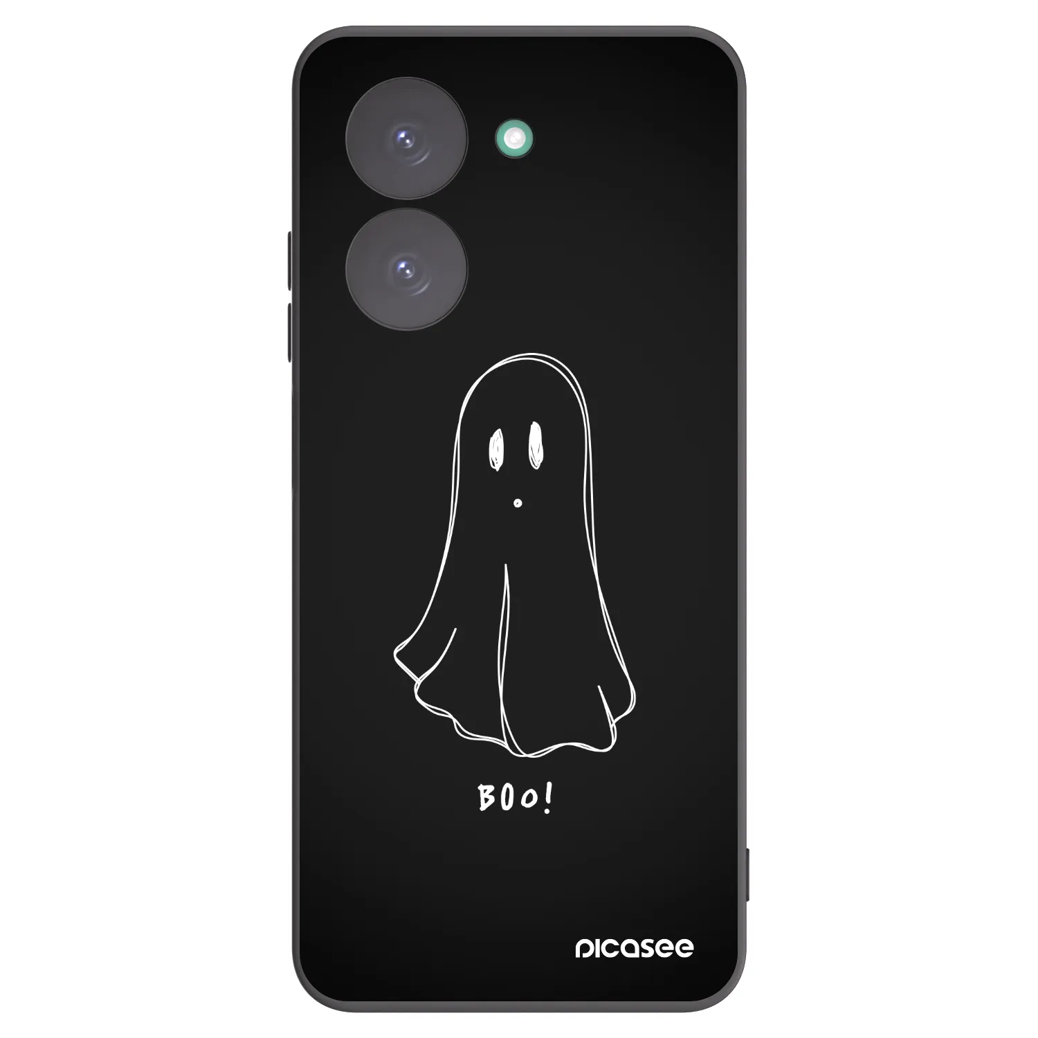 Picasee Xiaomi Redmi A5 Hülle - Schwarzes Silikon - Ghost 2