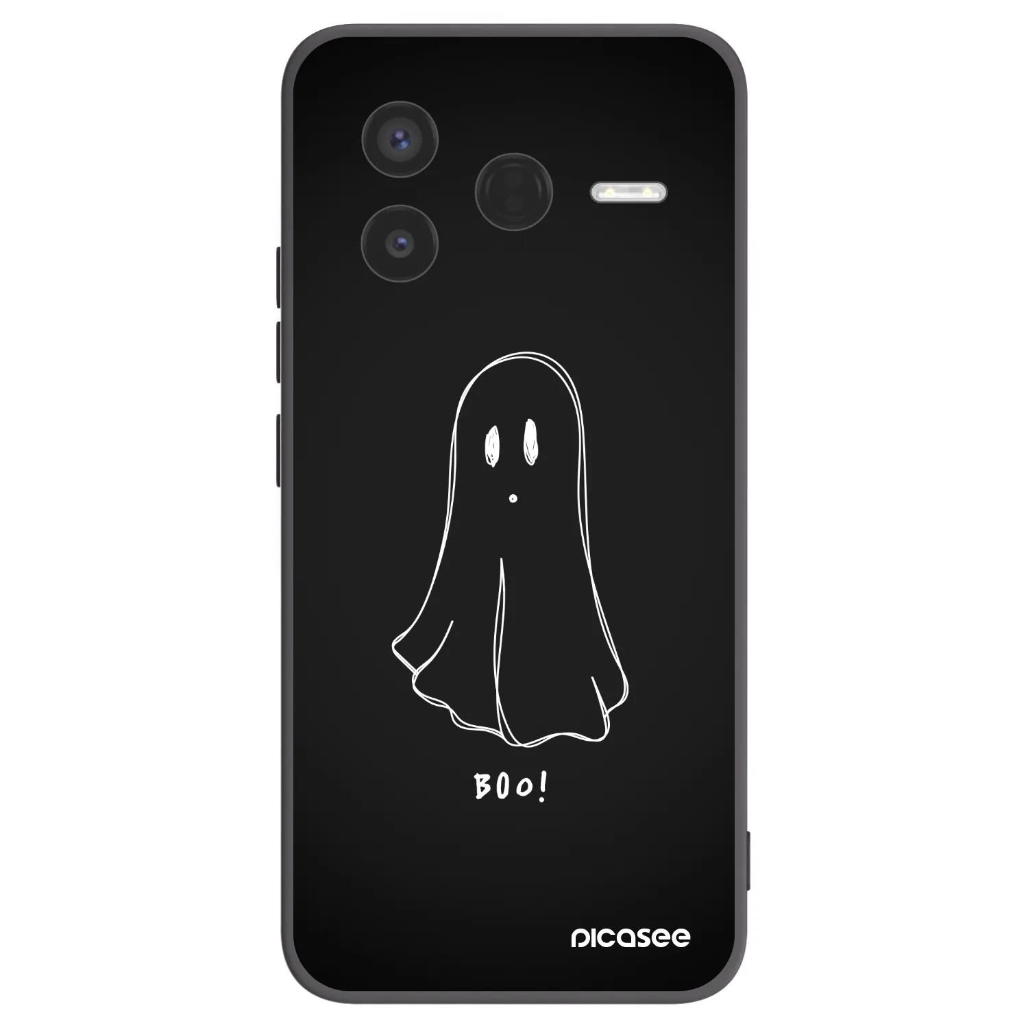Picasee Xiaomi Poco F7 Pro 5G Hülle - Schwarzes Silikon - Ghost 2