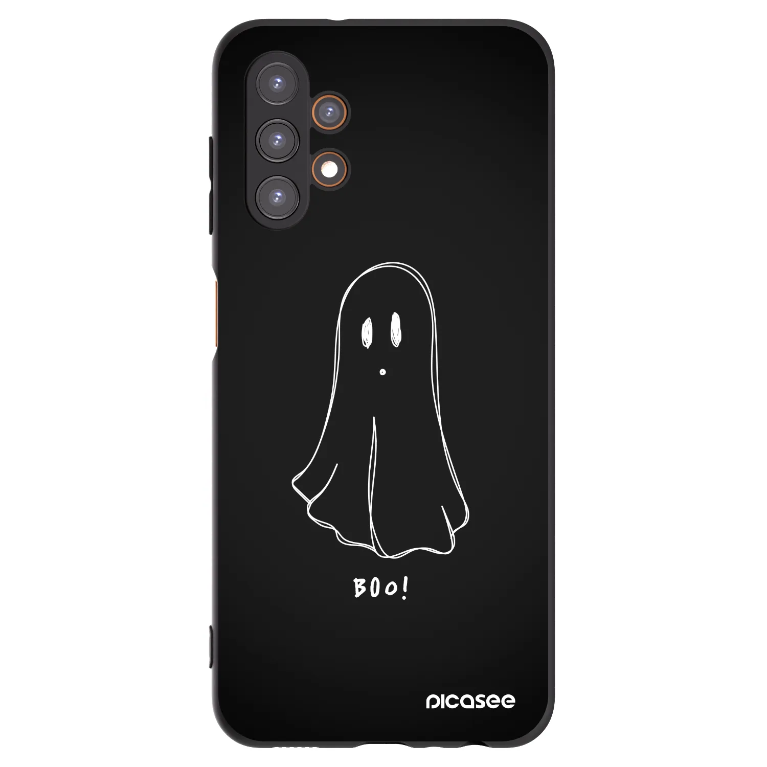 Picasee Samsung Galaxy A13 5G Hülle - Schwarzes Silikon - Ghost 2