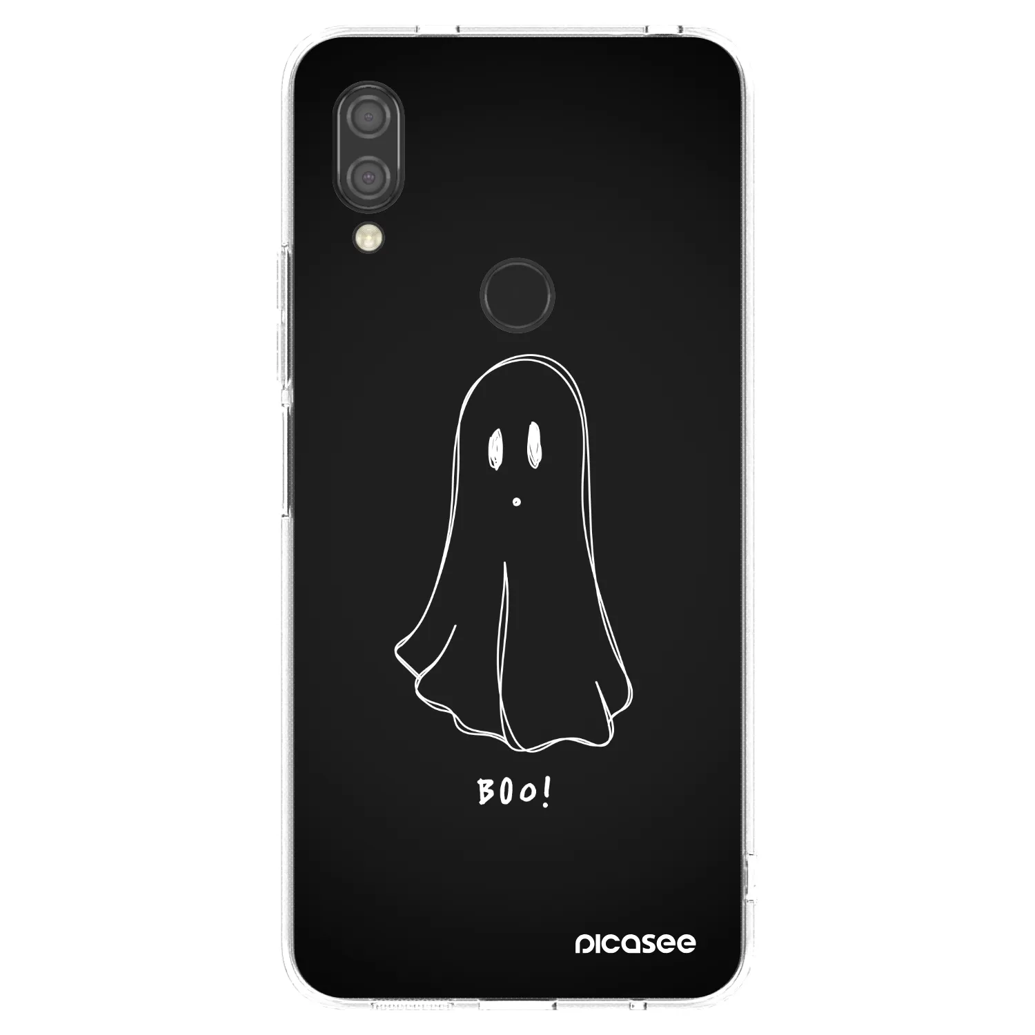 Picasee Xiaomi Redmi 7 Hülle - Transparentes Silikon - Ghost 2