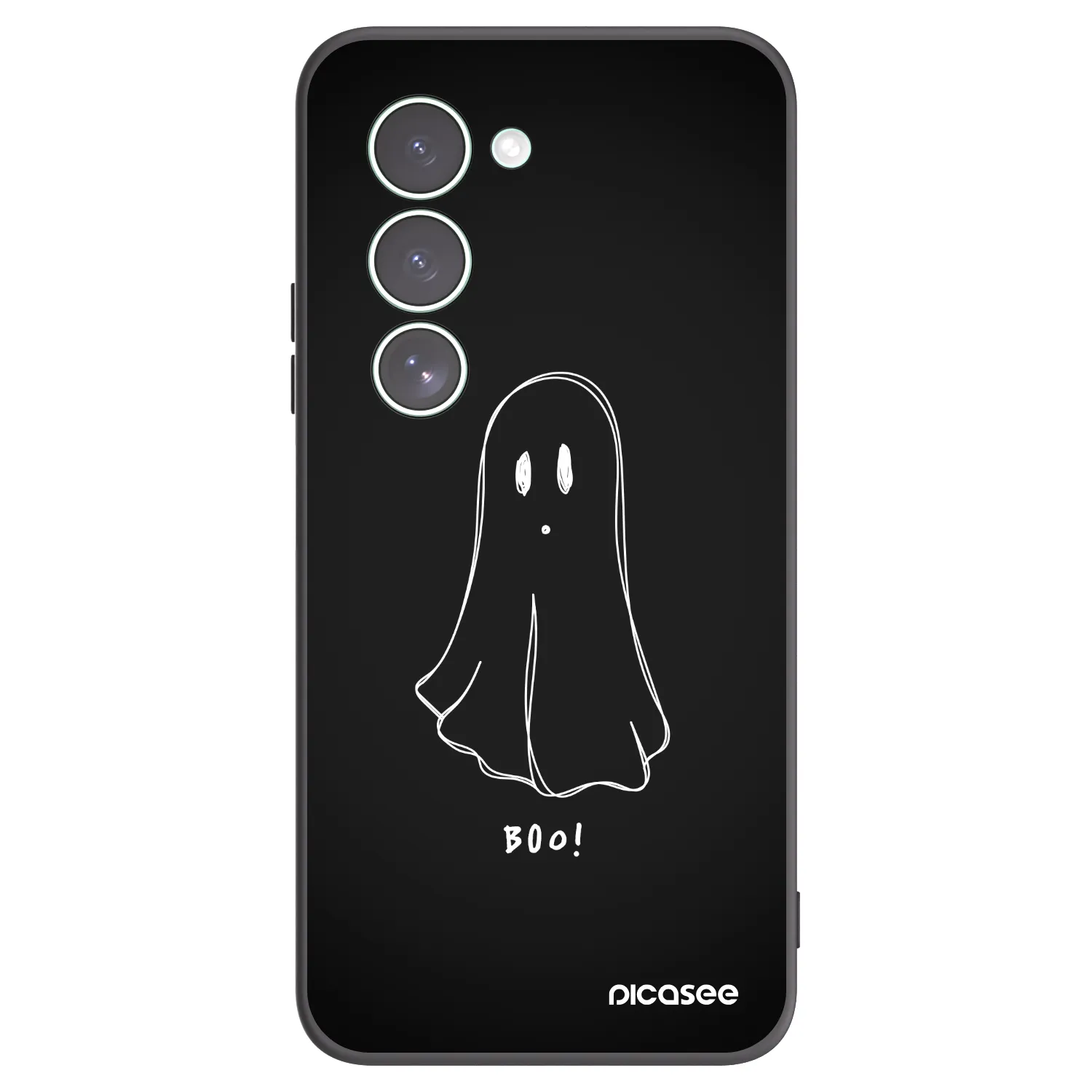 Picasee Xiaomi Redmi 15 5G Hülle - Schwarzes Silikon - Ghost 2