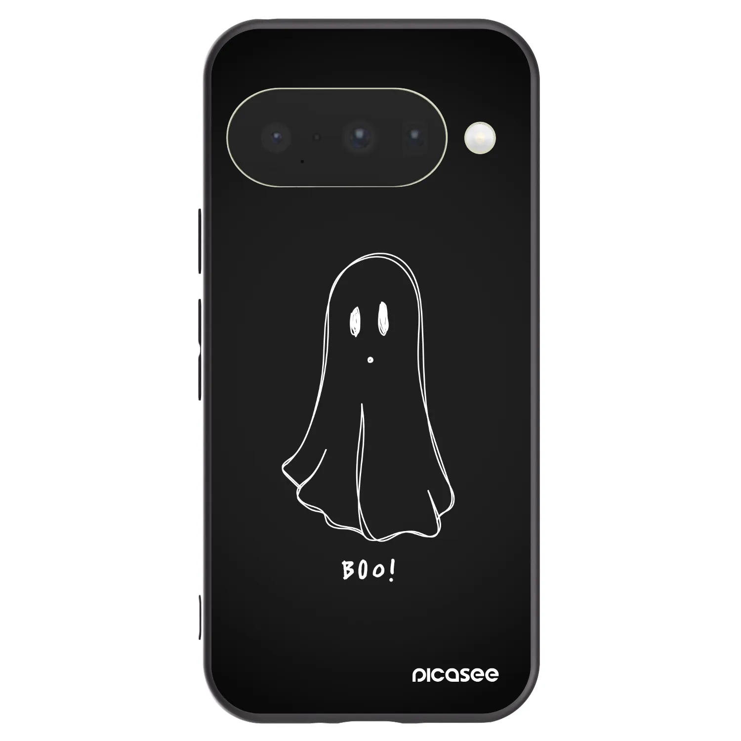 Picasee Google Pixel 10 Hülle - Schwarzes Silikon - Ghost 2