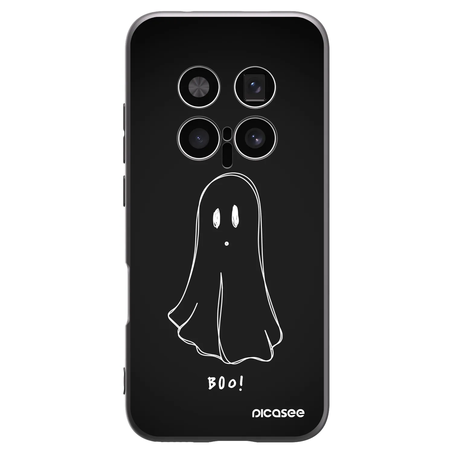 Picasee Honor Magic8 Pro 5G Hülle - Schwarzes Silikon - Ghost 2