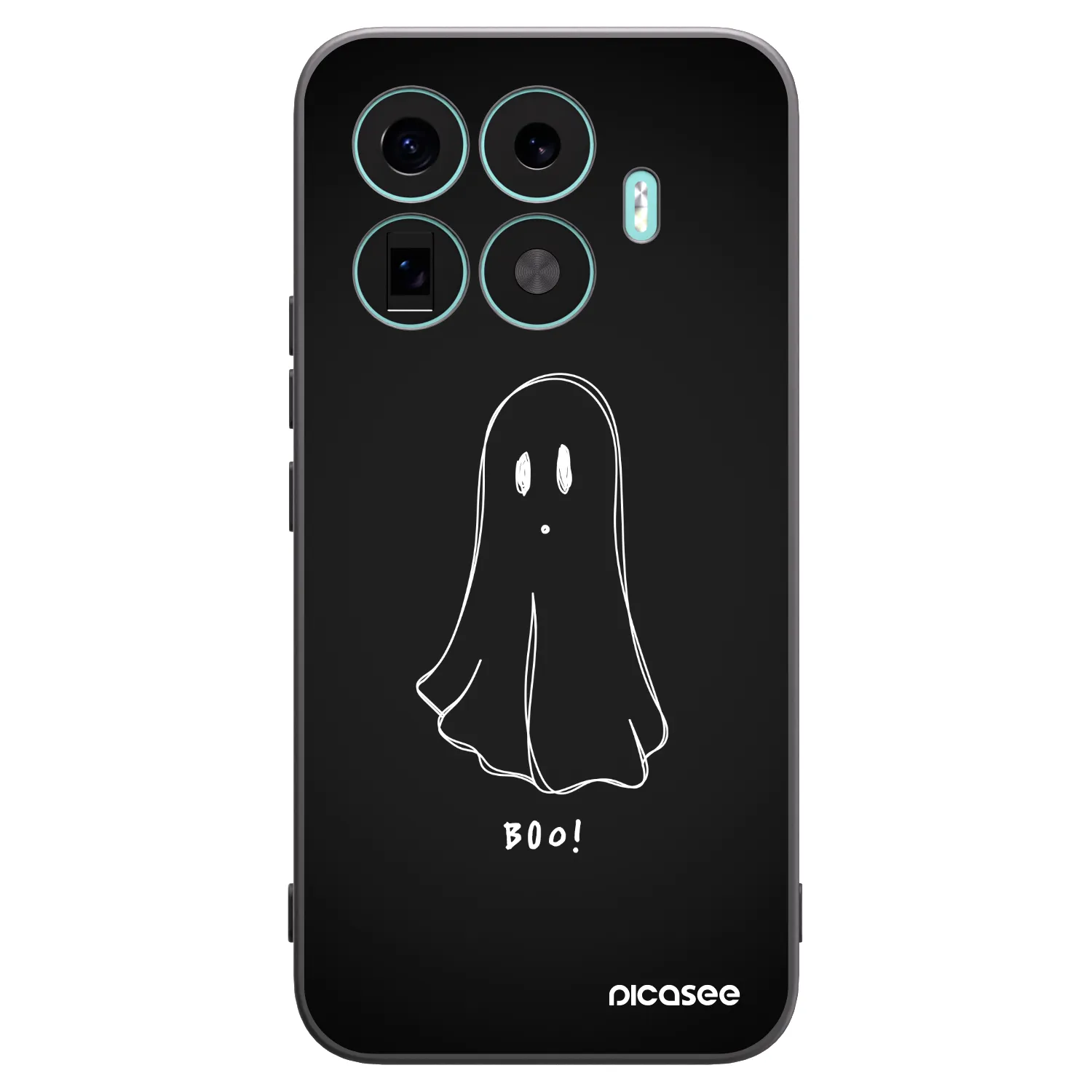 Picasee Xiaomi 17T Pro Hülle - Schwarzes Silikon - Ghost 2