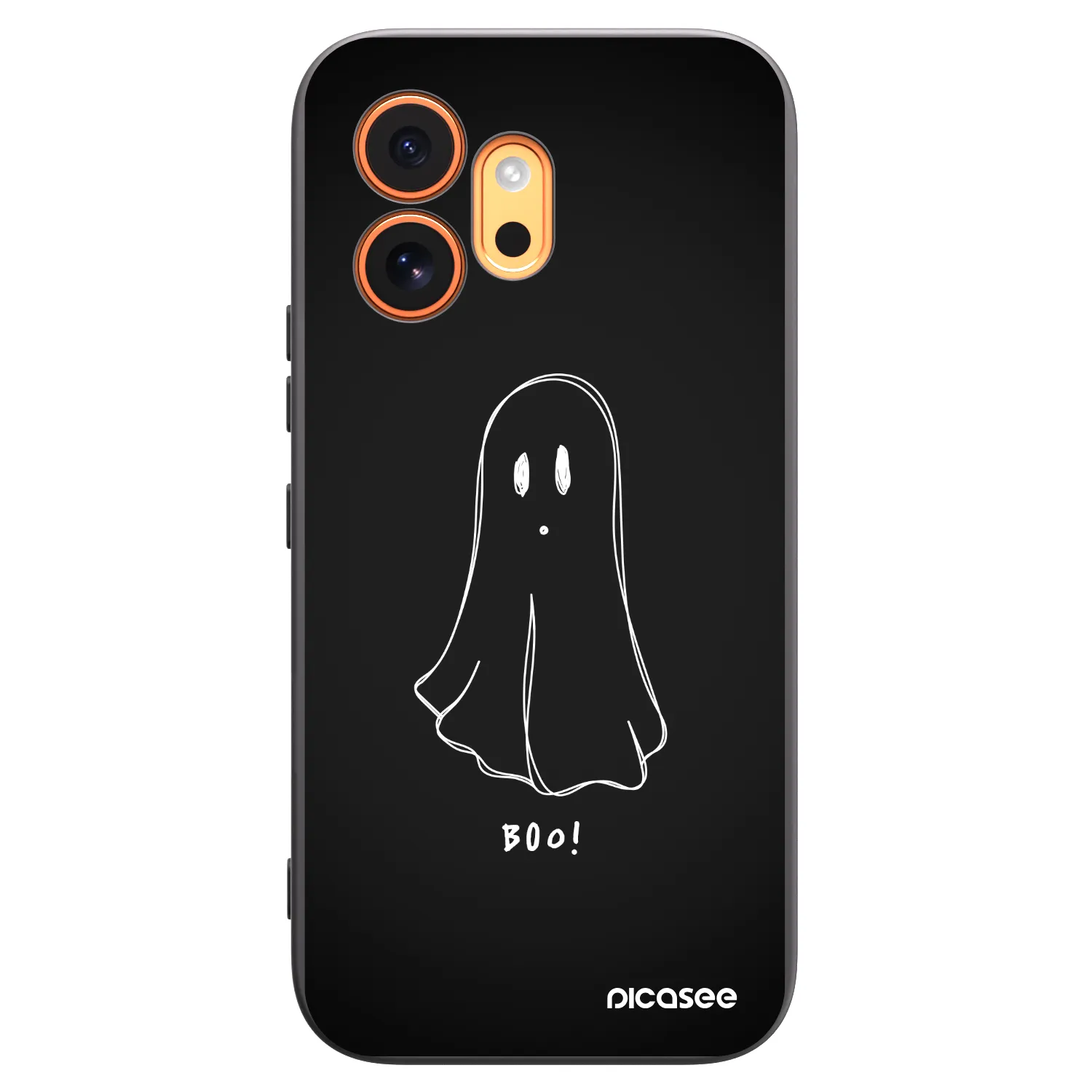 Picasee Honor 600 Hülle - Schwarzes Silikon - Ghost 2