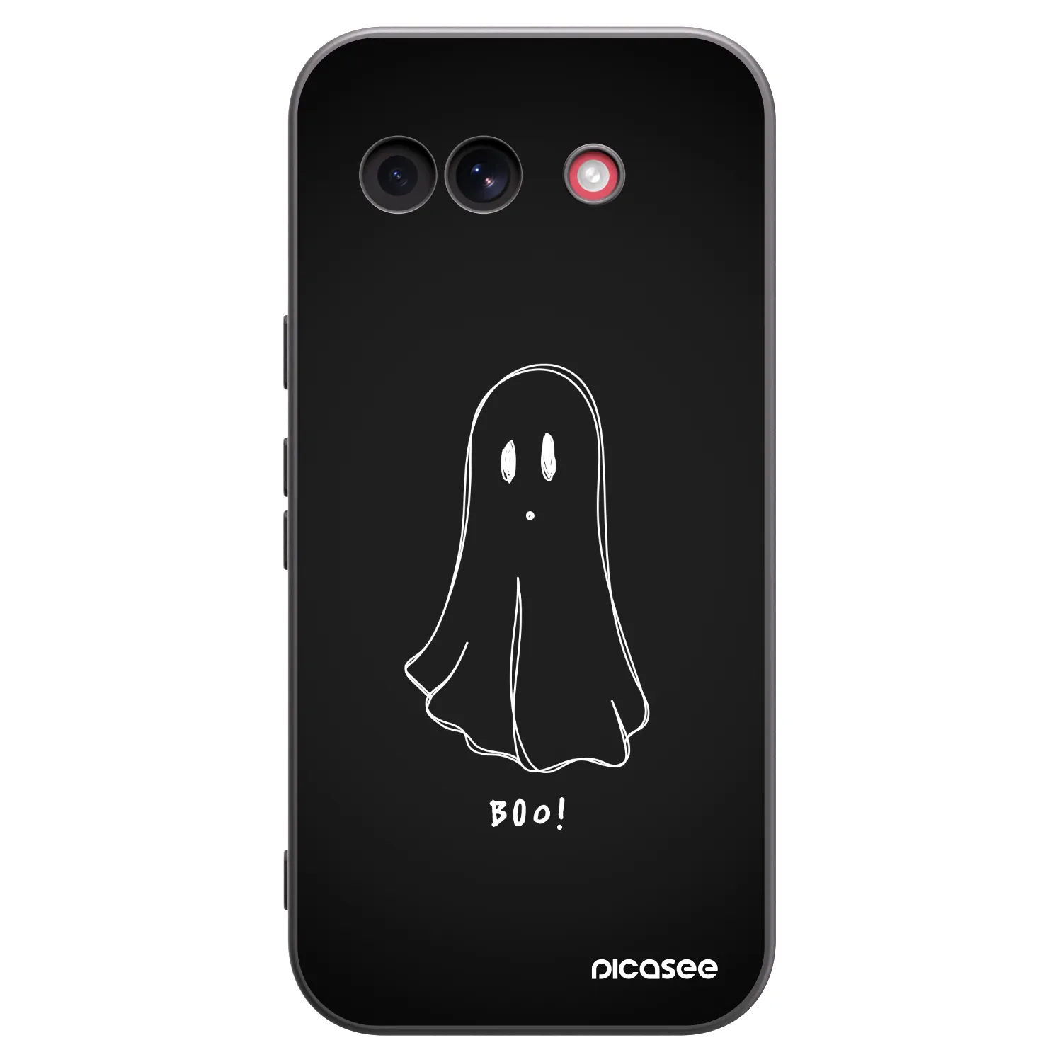 Picasee Google Pixel 10a Hülle - Schwarzes Silikon - Ghost 2