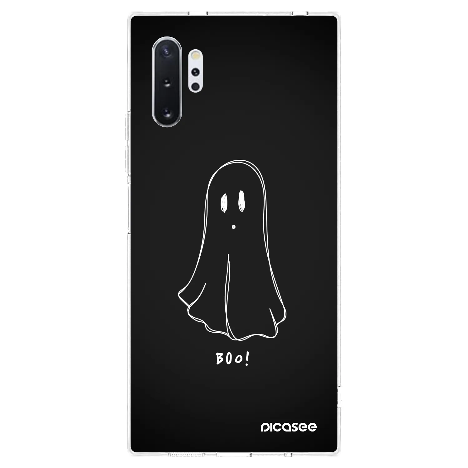 Picasee Samsung Galaxy Note 10+ N975F Hülle - Transparentes Silikon - Ghost 2