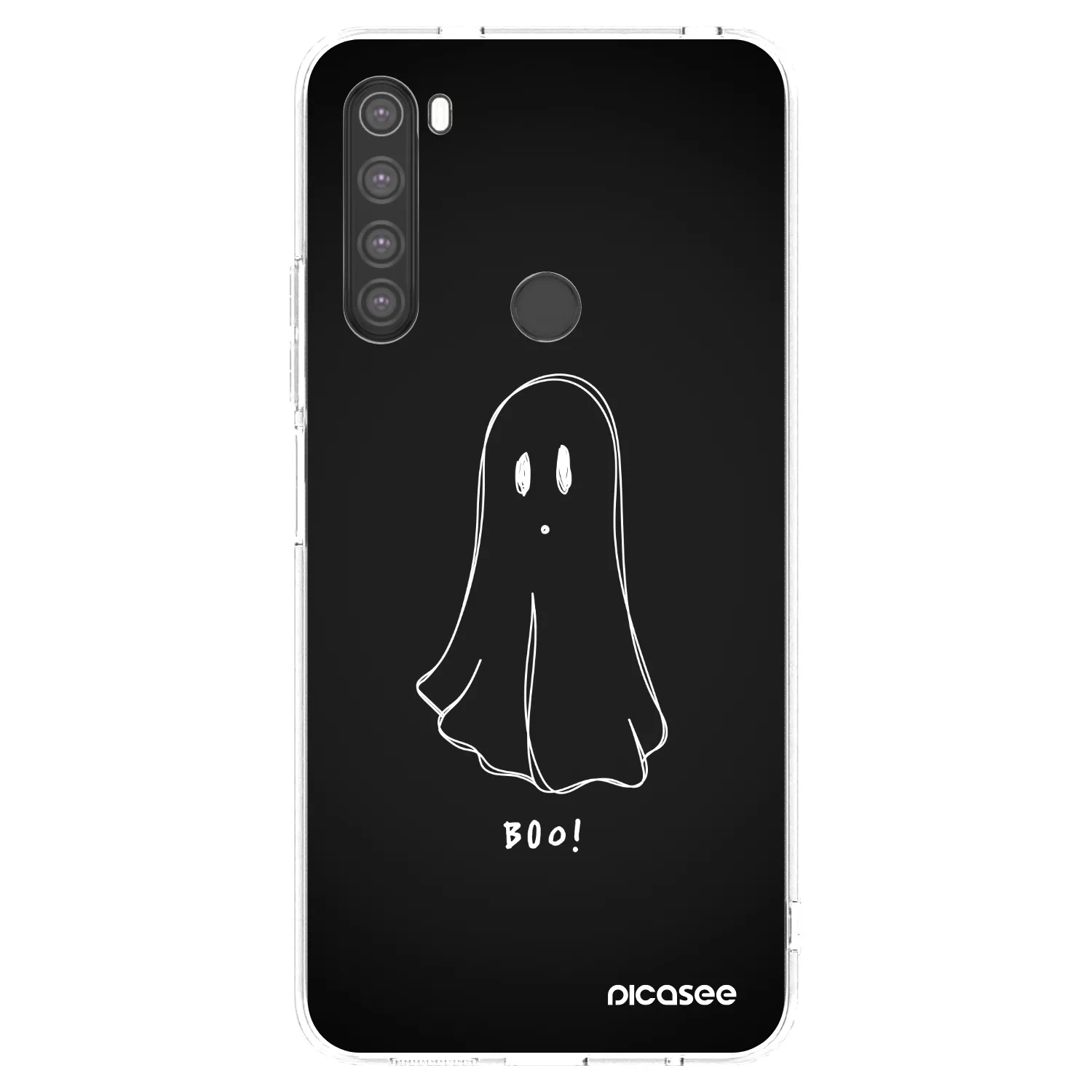 Picasee Xiaomi Redmi Note 8 Hülle - Transparentes Silikon - Ghost 2