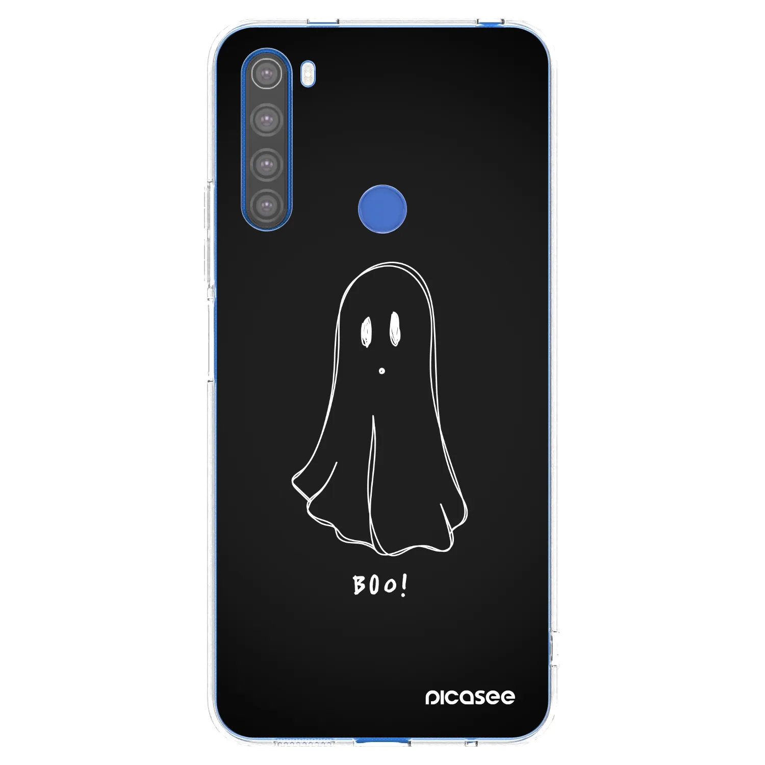 Picasee Xiaomi Redmi Note 8T Hülle - Transparentes Silikon - Ghost 2