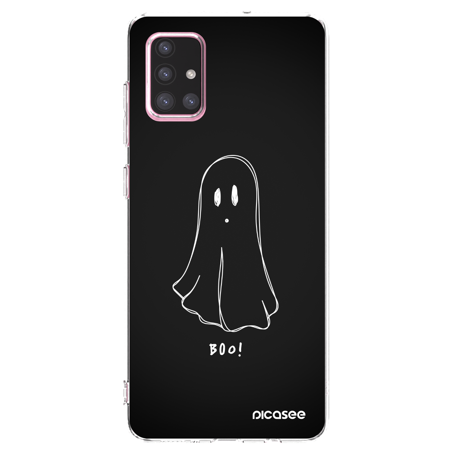 Picasee Samsung Galaxy A71 A715F Hülle - Transparentes Silikon - Ghost 2