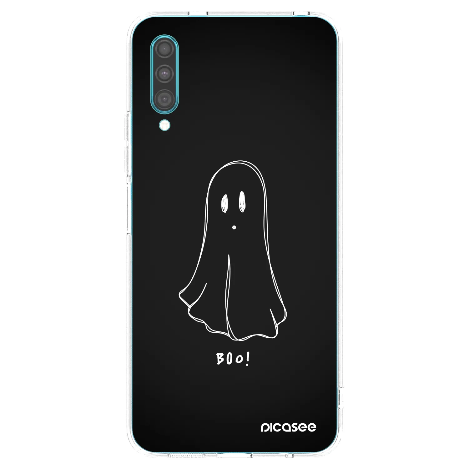 Picasee Samsung Galaxy A30s A307F Hülle - Transparentes Silikon - Ghost 2