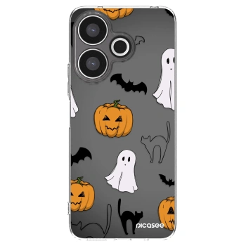 Picasee Xiaomi Redmi 13 4G Hülle - Transparentes Silikon - Spooky crew