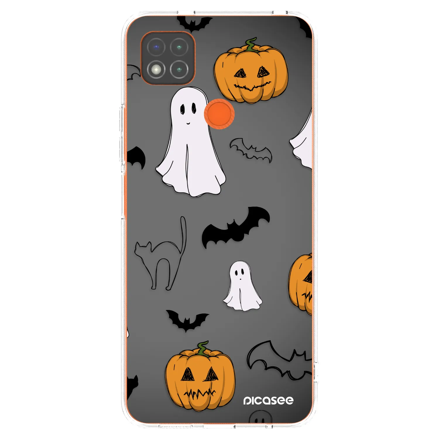 Picasee Xiaomi Redmi 9C Hülle - Transparentes Silikon - Spooky crew