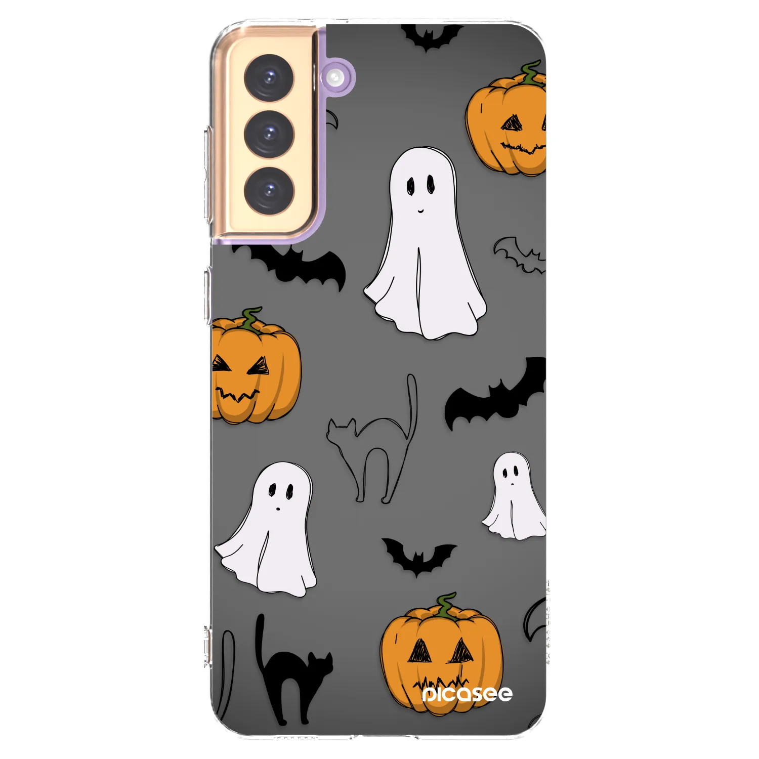 Picasee Samsung Galaxy S21+ 5G G996F Hülle - Transparentes Silikon - Spooky crew
