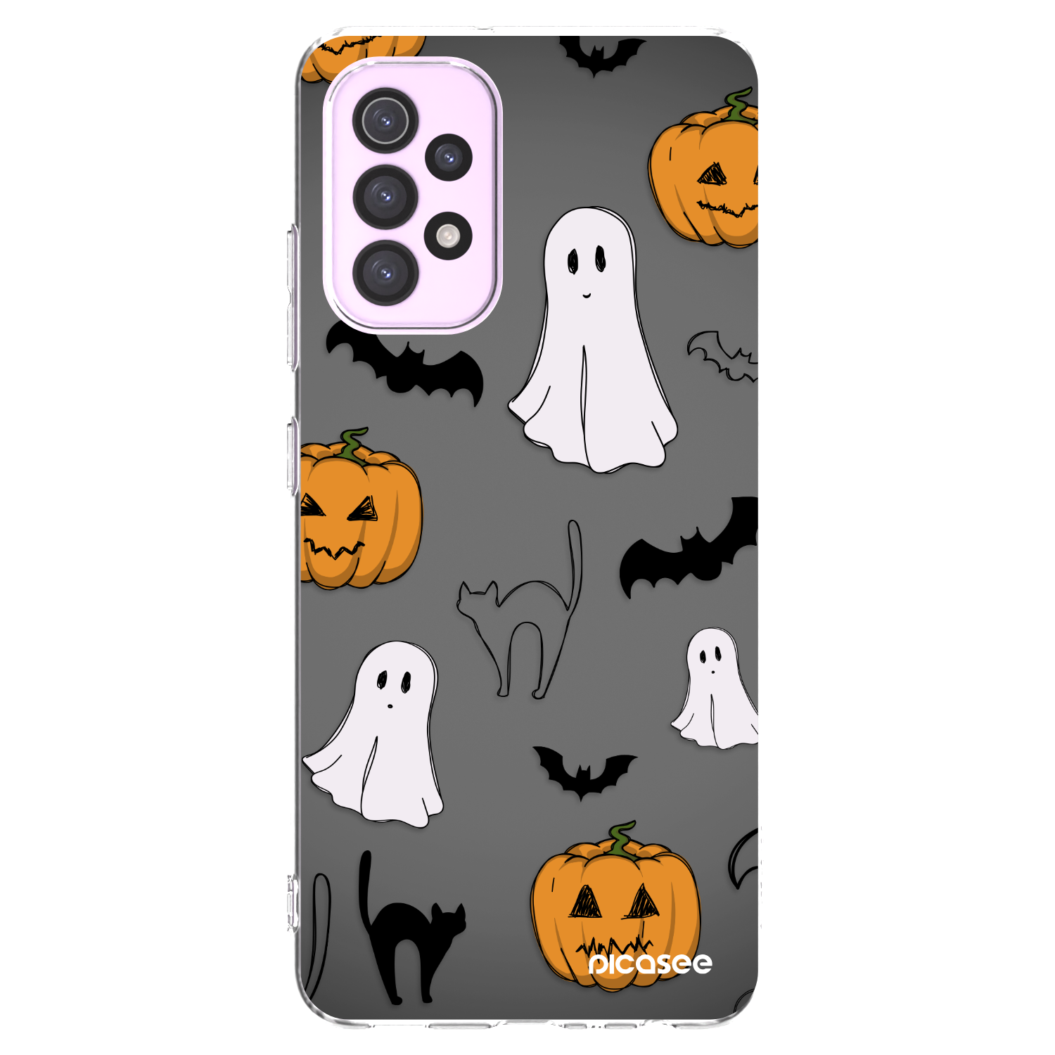 Picasee Samsung Galaxy A32 5G A326B Hülle - Transparentes Silikon - Spooky crew