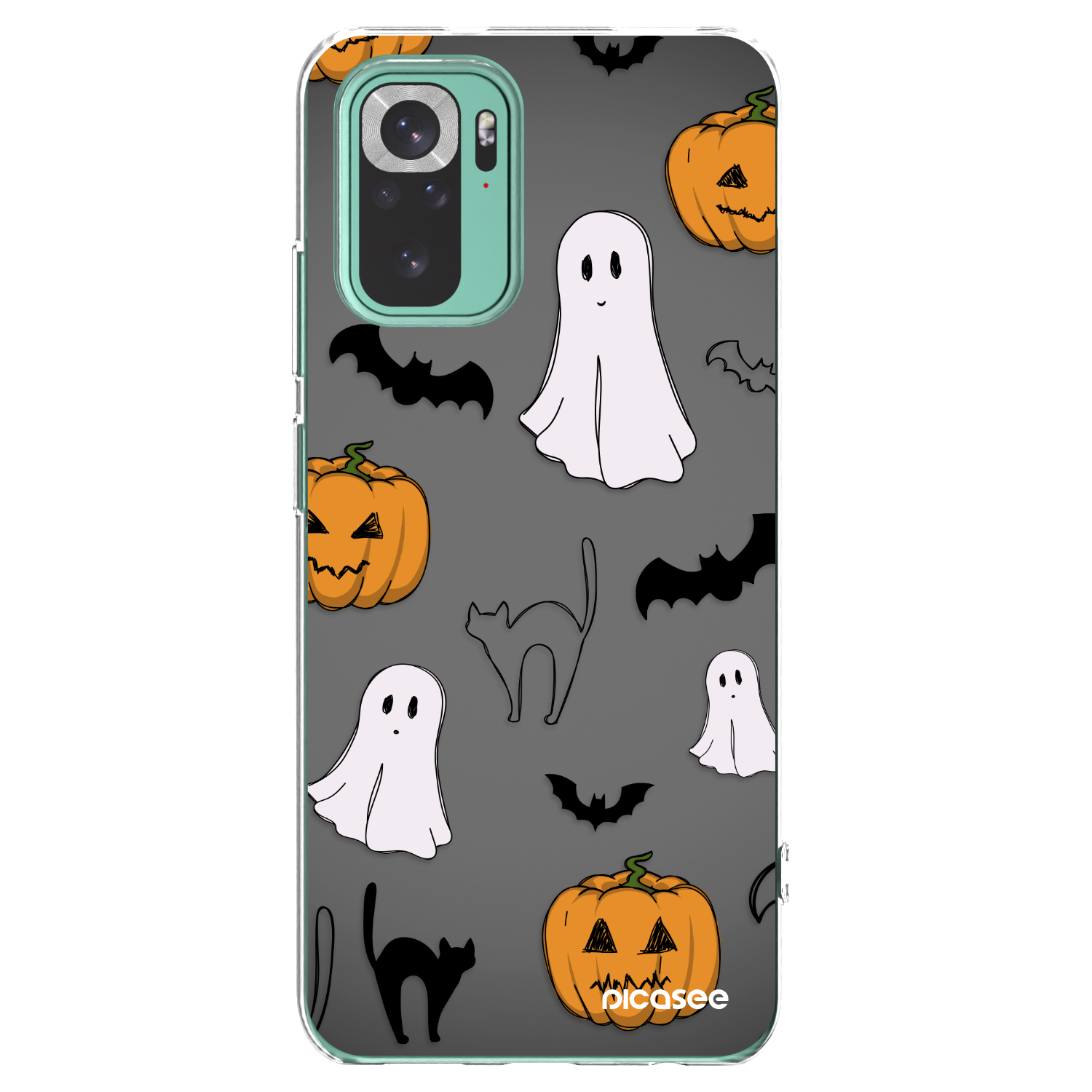Picasee Xiaomi Redmi Note 10 Pro Hülle - Transparentes Silikon - Spooky crew