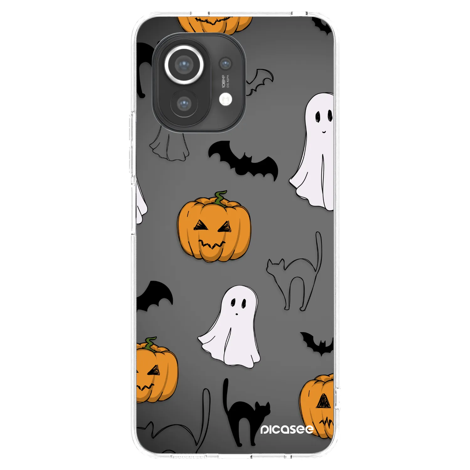 Picasee Xiaomi Mi 11 Hülle - Transparentes Silikon - Spooky crew